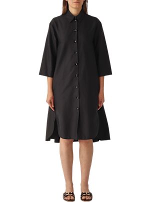 【送料&関税込】Max Mara Sella Dress Sella cotton-blend shirt dress in brown - Max Mara | Mytheresa