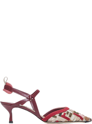 Fendi Colibri' Lite' Ff Mesh Slingback Pumps | italist
