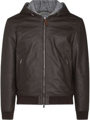 【お宝品】ANA GHジャケット アニュアンス anuans ボクシードロップレザージャケット （BROWN