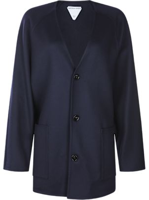 【関税・送料込み】BOTTEGA VENETA COATS NAVY WOOL COAT BOTTEGA VENETA Belted wool-gabardine trench coat | NET-A-PORTER