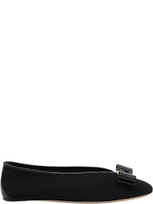 VIP【関税送料無料】希少 FERRAGAMO BLACK VANNA FLATS FERRAGAMO Vanna Bow Ballet Flat (Women) | Nordstrom