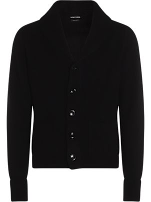 カーディガン TOM FORD BLACK WOOL BLEND CARDIGAN Tom Ford Black Wool Knitwear | italist