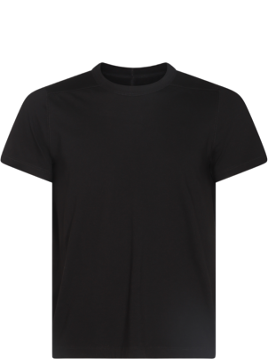 【関税込み】Rick Owens ブラック クルーネックTシャツ Rick Owens Black Cotton T-shirt | italist