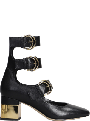 Chloé Alize Pumps In Black Leather | italist