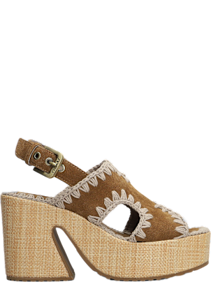 サンダル・ミュール MOU Women Sandals MUSW591004G MSQGUN Beige Mou Sandals for Women
