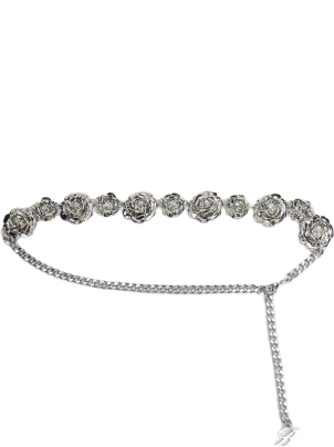 【関税込み】Blumarine シルバー Placca Plexi ベルト Blumarine Belts In Silver Metal Alloy | italist