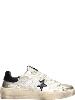 2Star Sneakers in Gold Leather Women