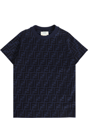 Fendi Blue Cotton T-shirt | italist