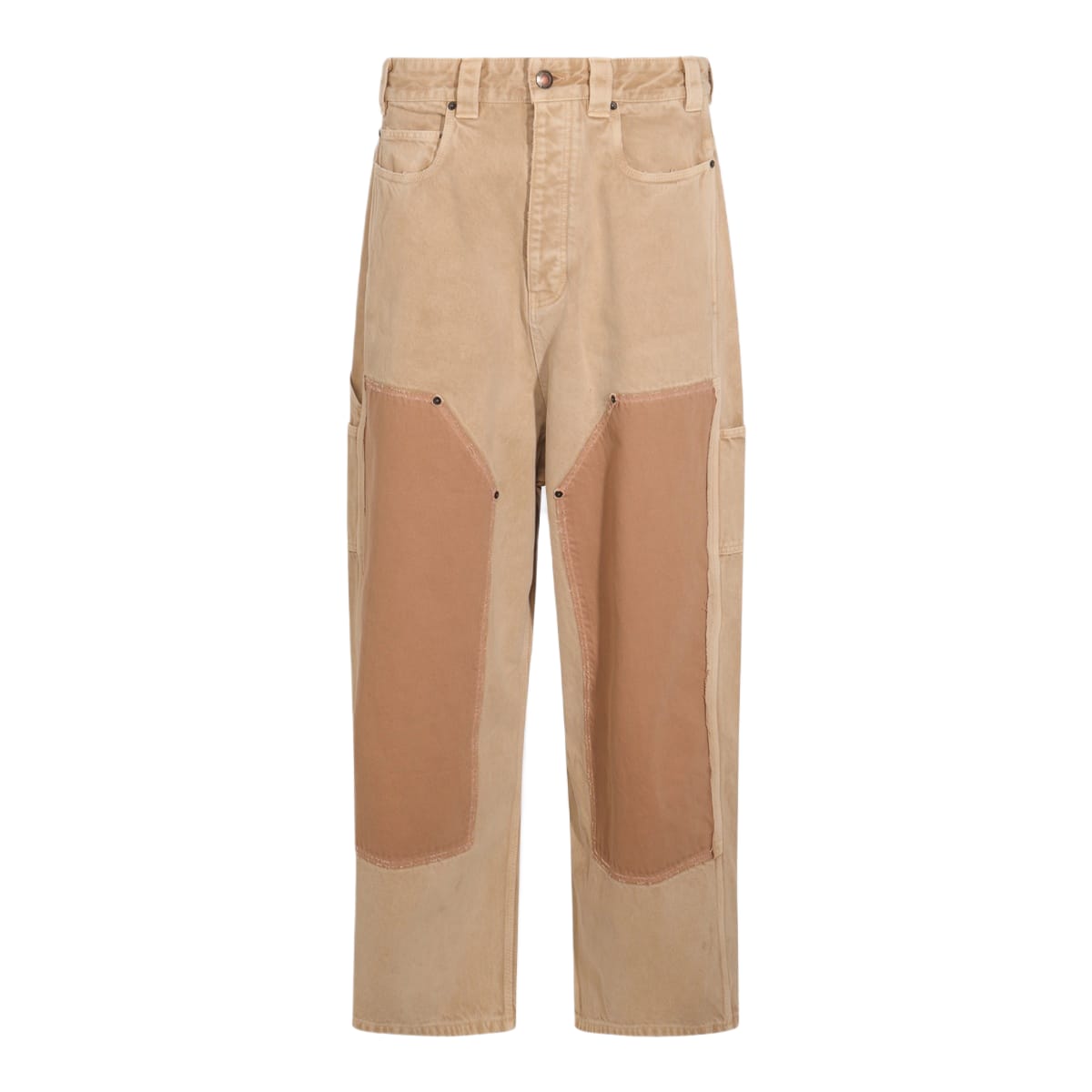 パンツ BALENCIAGA Woman Pants Beige 814016TRLB1 9711 Balenciaga Pants with logo | Women's Clothing | Vitkac