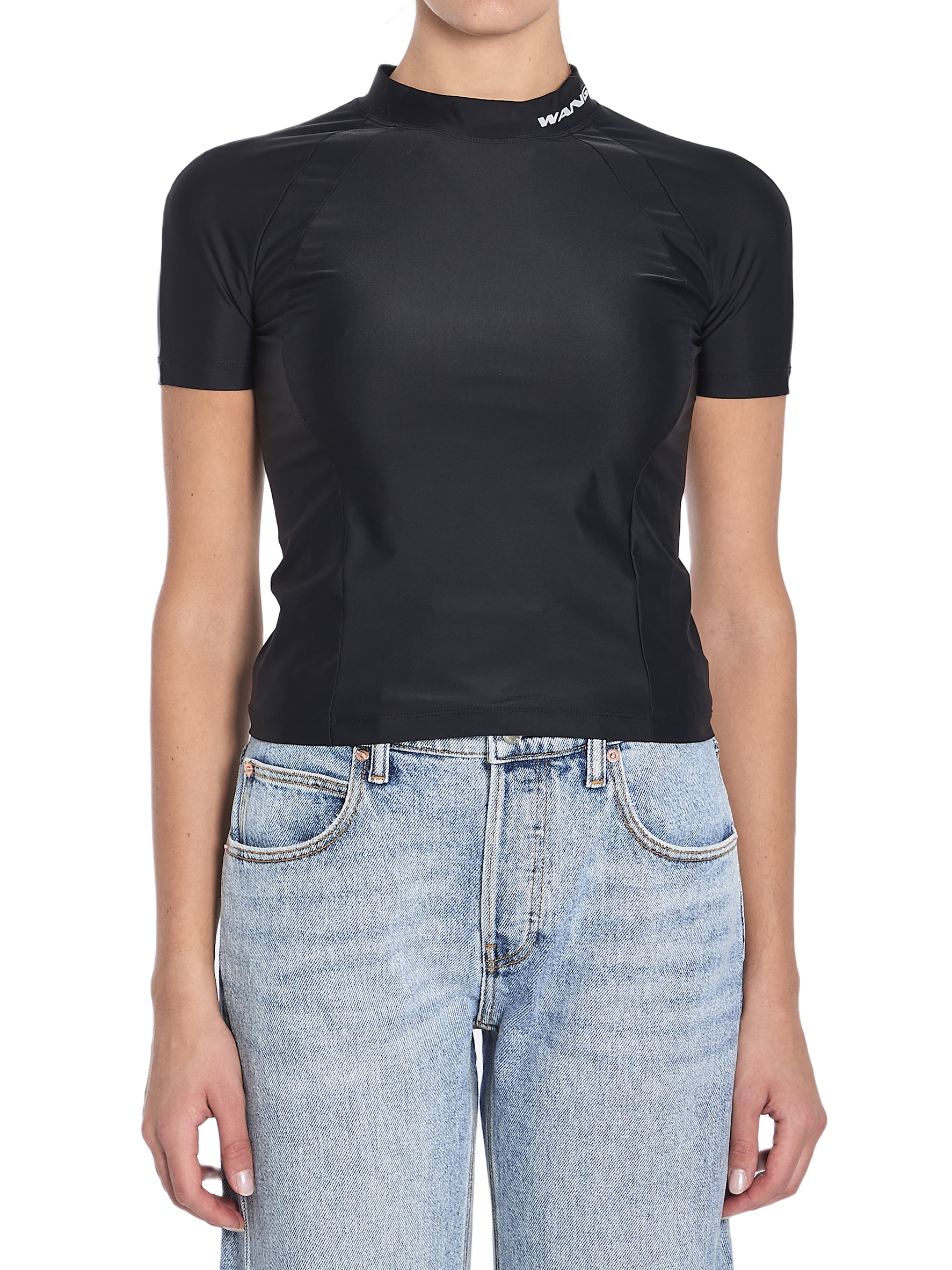 【ALEXANDER WANG】Rash guard t-shirt with logo /ロゴTシャツ Alexander Wang Rash Guard T-shirt With Logo | italist