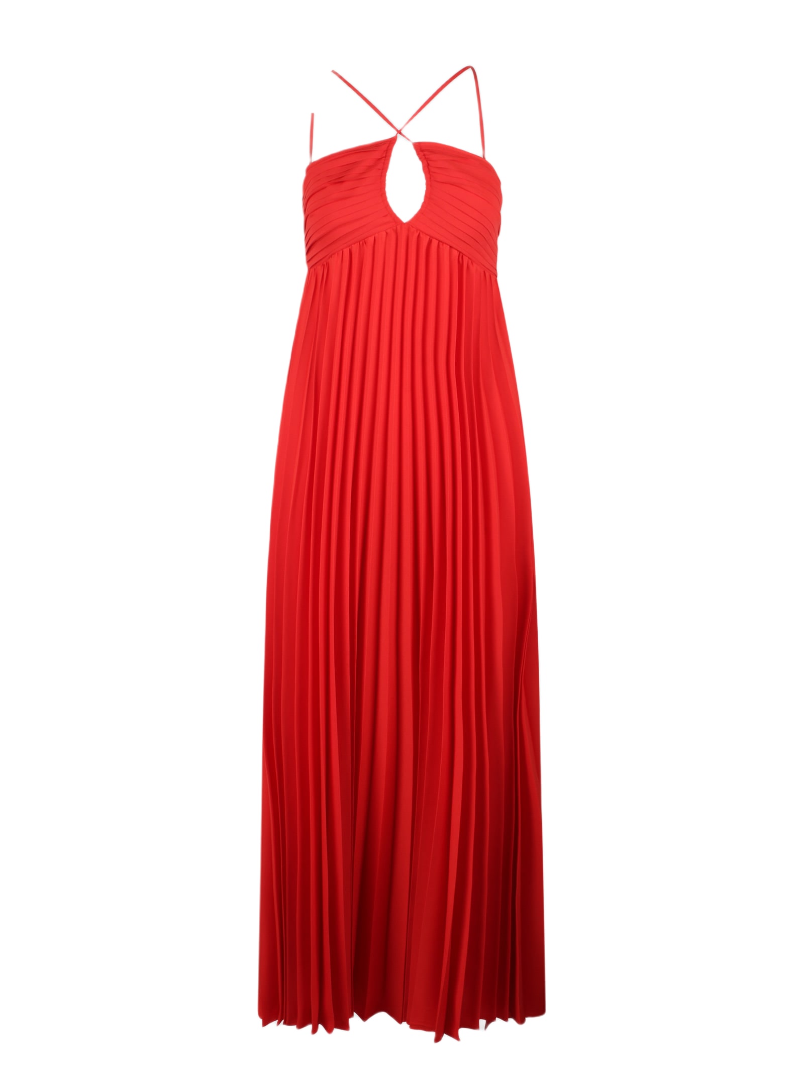 palmer pleated dress