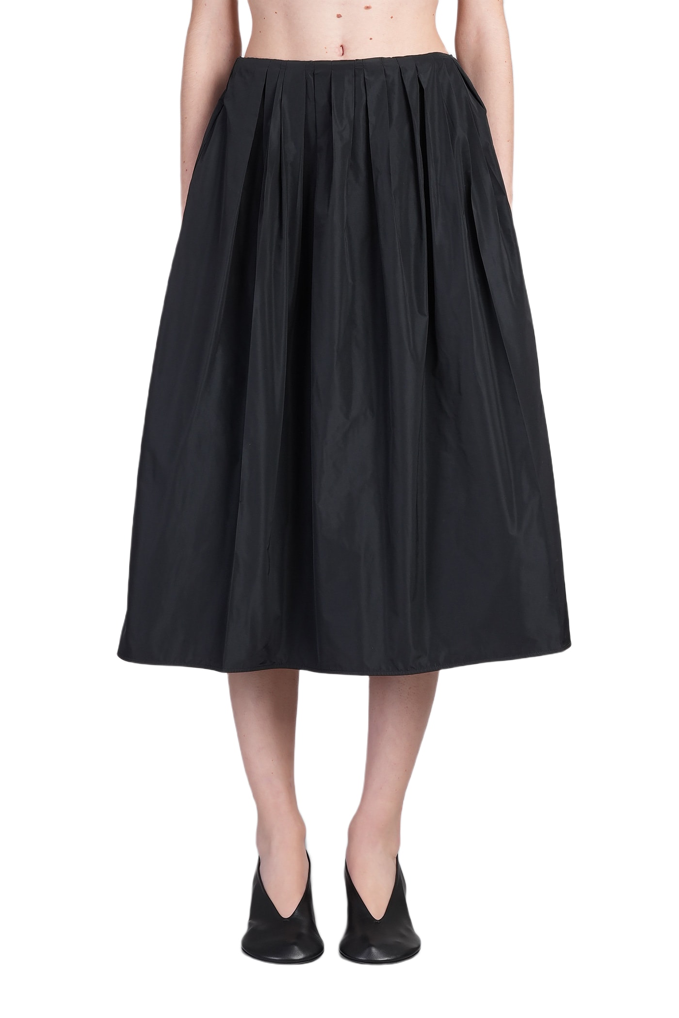 【送料&関税込】Jil Sander Skirt 84 Skirt In Black Polyester 4bb9bb4b5fdb12e14e2ddd2e2b1e43