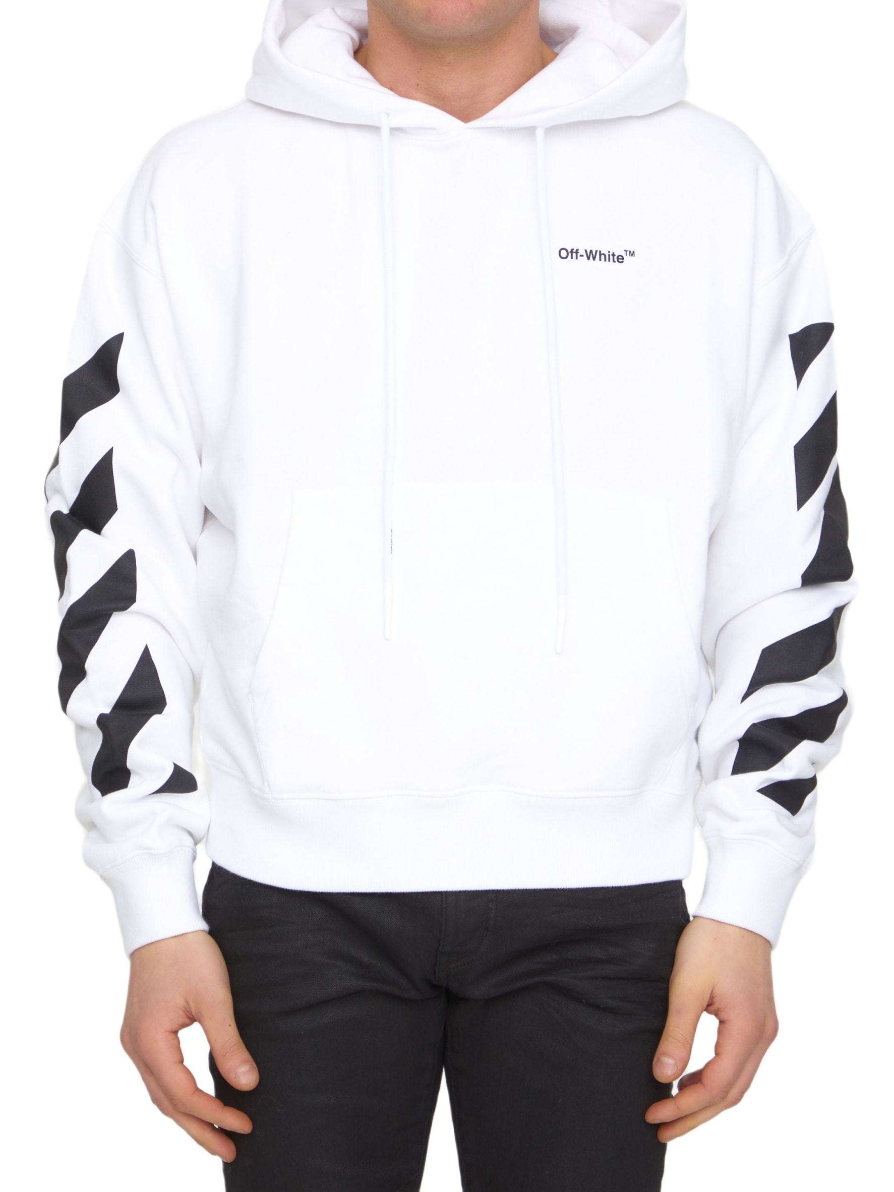 Off-White Diag-stripe Hoodie | italist