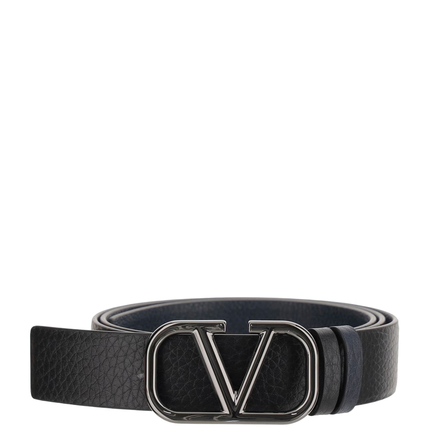 Valentino Garavani Vlogo Signature Reversible Leather Belt