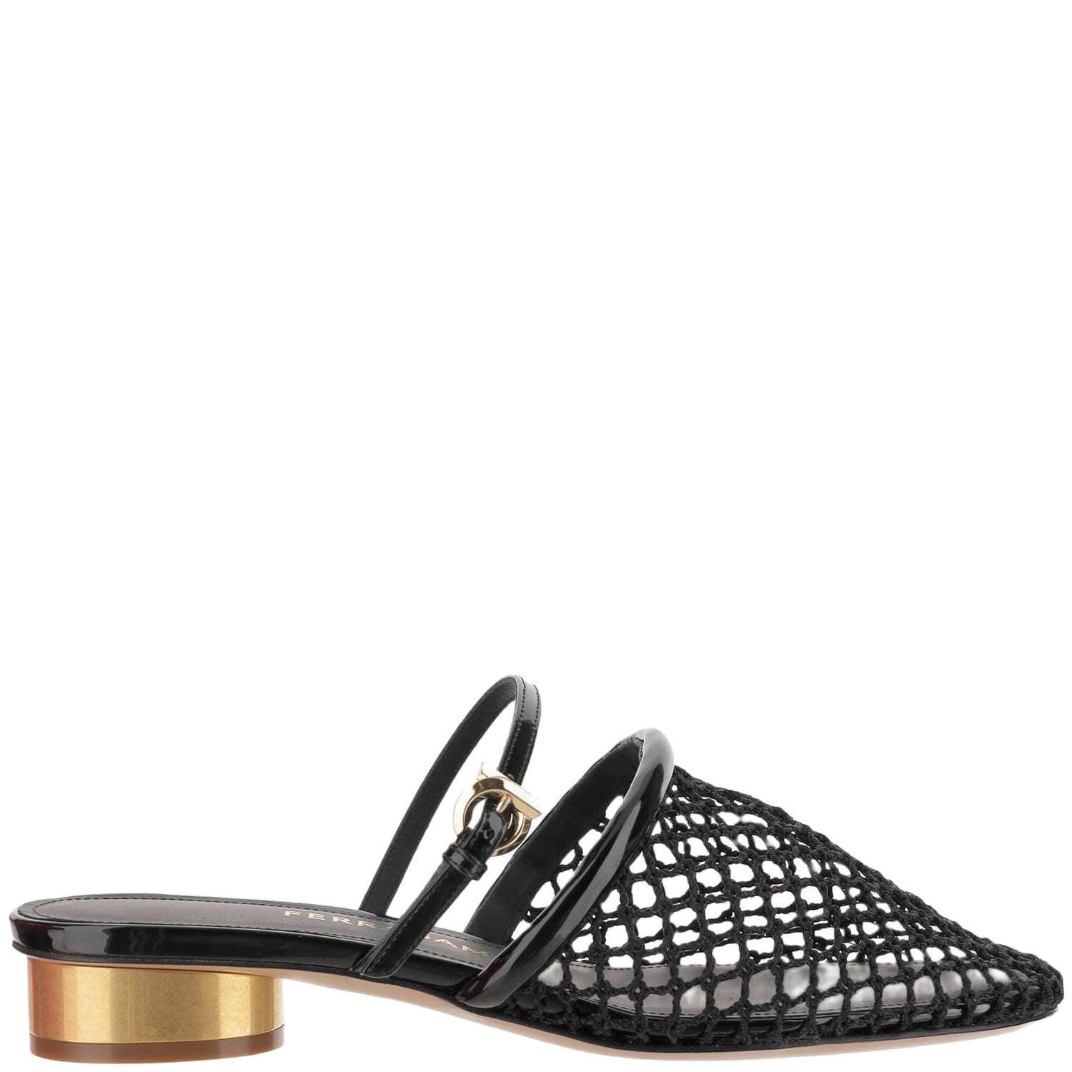 サンダル・ミュール Ferragamo Mesh And Leather Mules Ferragamo Mesh And Leather Mules | italist