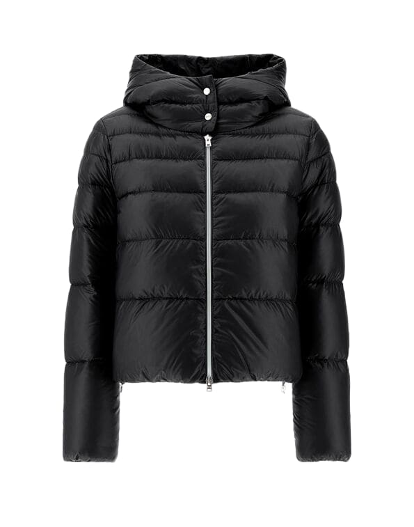 Herno Black Nylon Down Jacket | italist