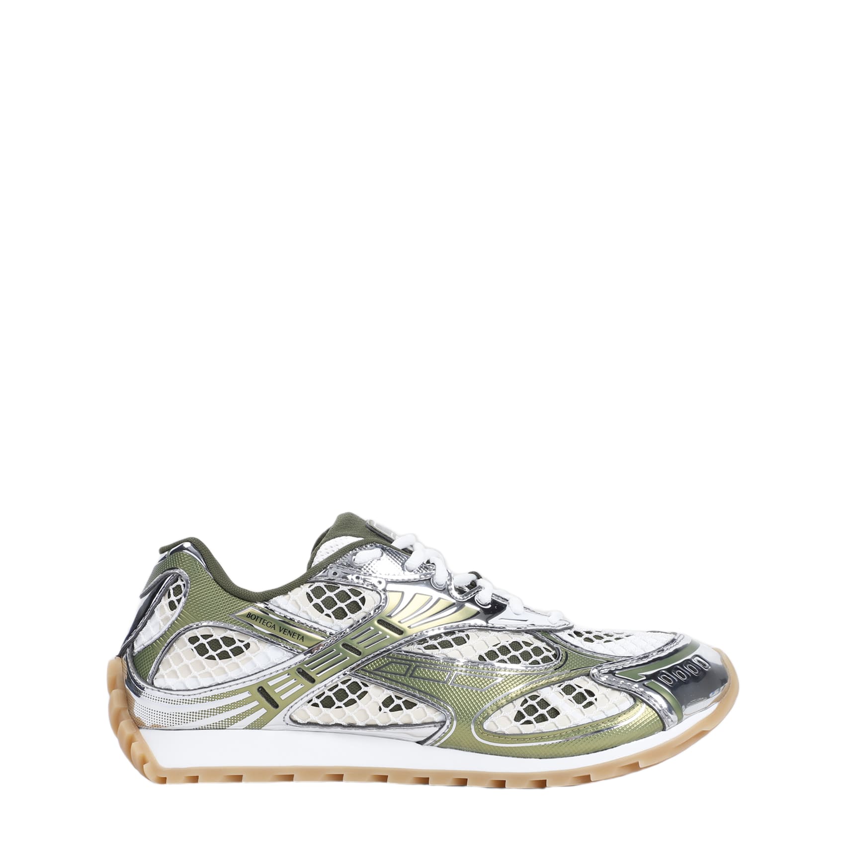 【関税＆送料込み】Bottega Veneta Orbit Sneakers Shoes Bottega Veneta Orbit Low Top Lace Up Sneaker in Silver