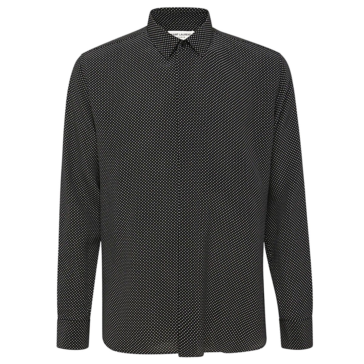 【麻100】イヴ・サンローラン　リネン　柄シャツ　ジャケット　半袖　Mサイズ Saint Laurent(サンローラン) シャツ(メンズ) - 海外通販のBUYMA