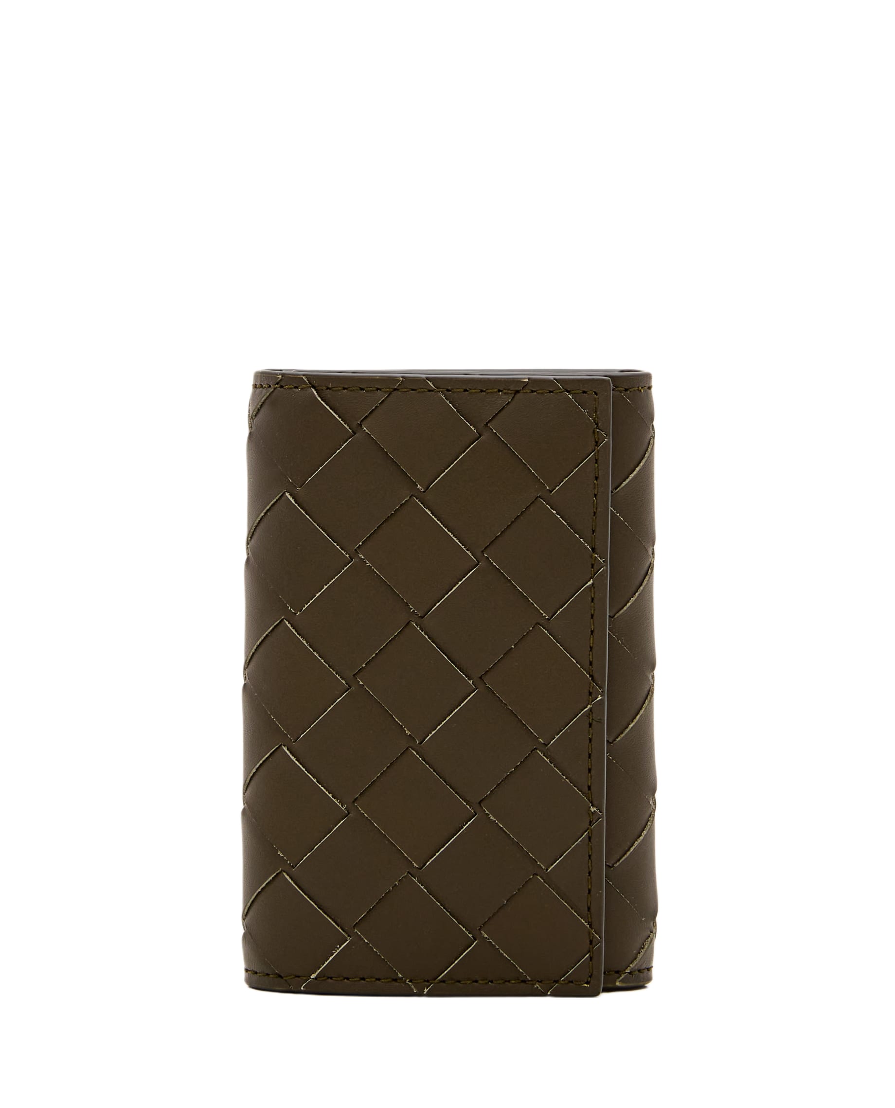 Bottega Veneta Leather Tab Keyring | Harrods US