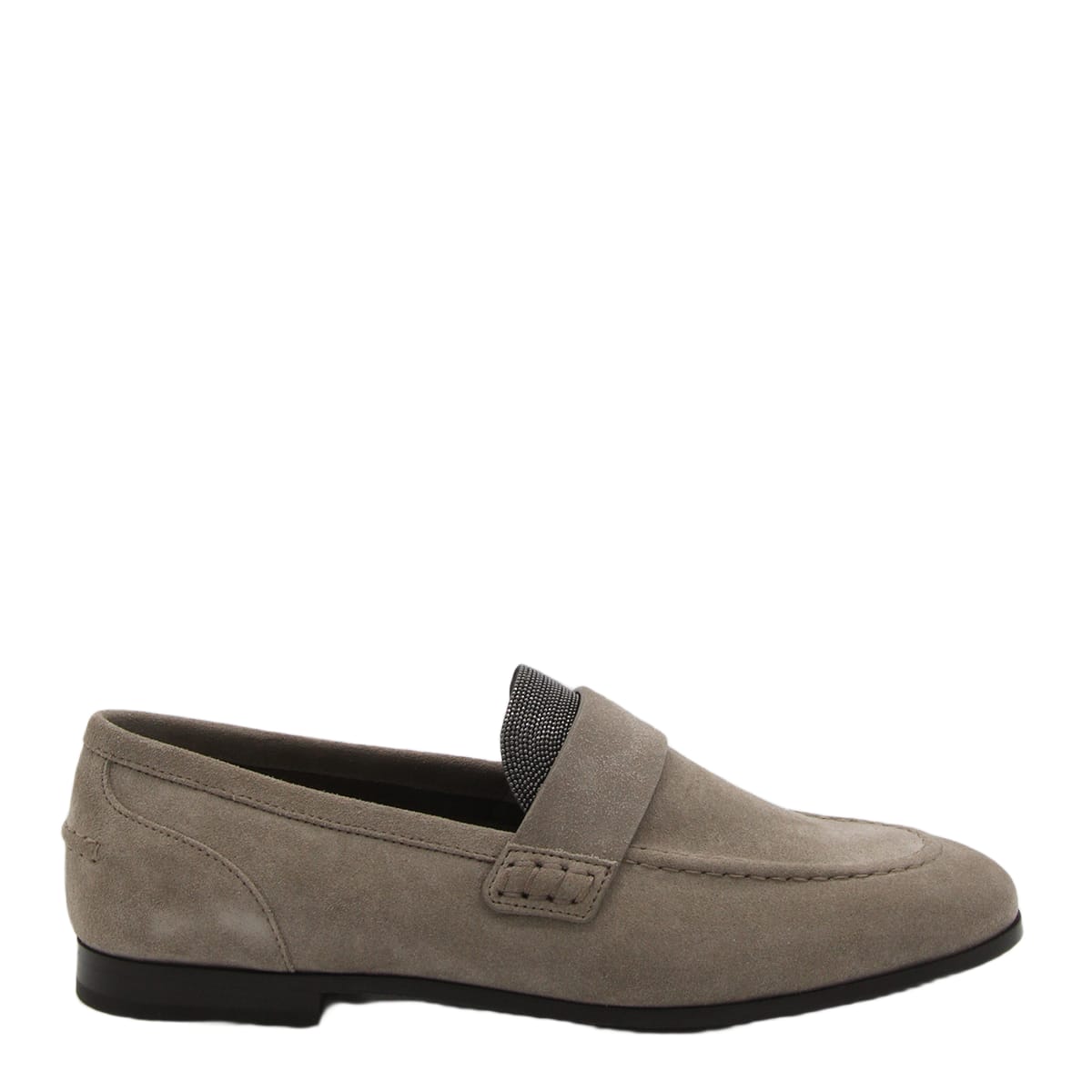 BRUNELLO CUCINELLI ベージュ ローファー Suede loafers in beige - Brunello Cucinelli | Mytheresa