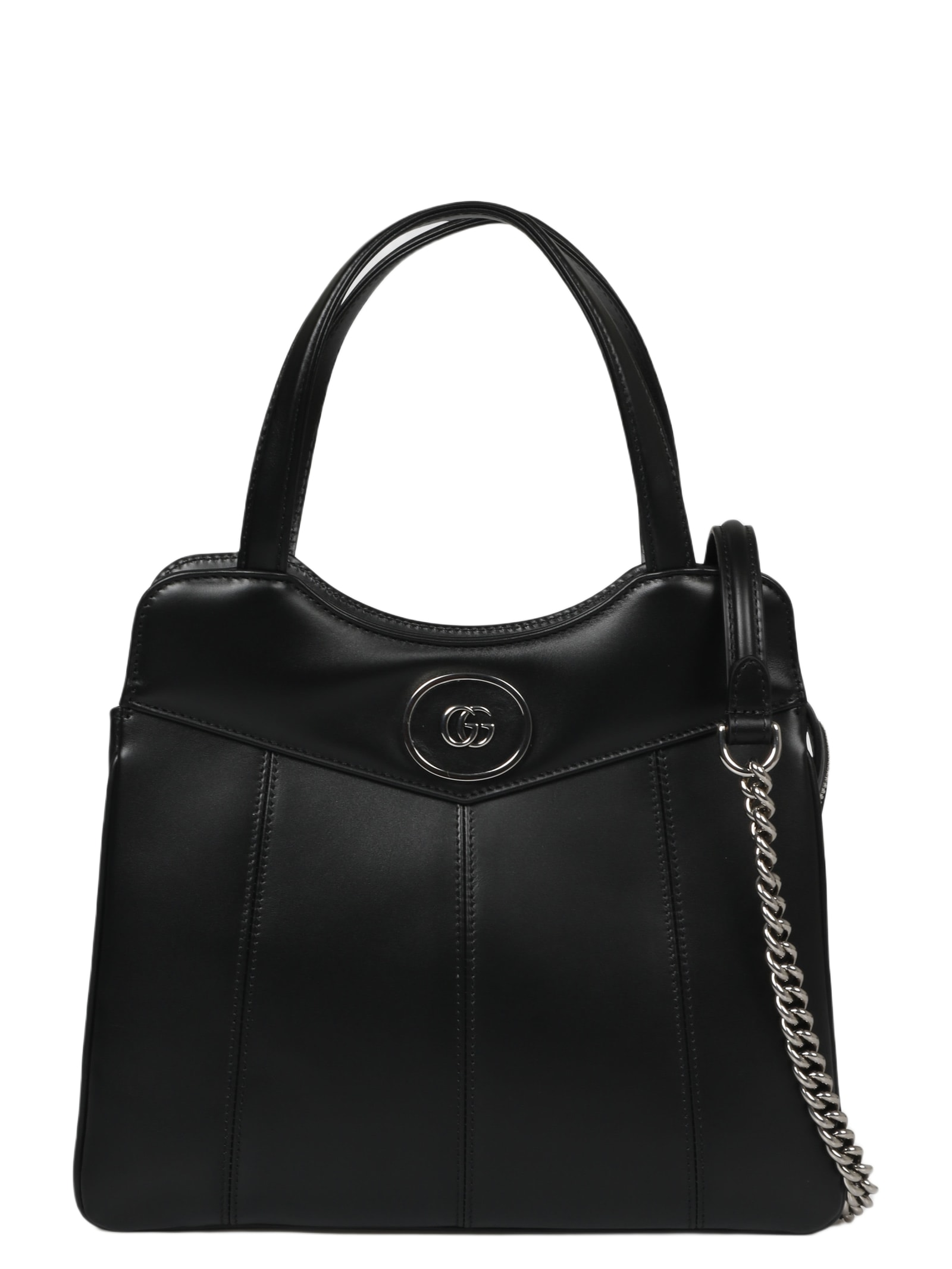 【関税&送料込】Gucci Chalk Leather Small Petite Gg Handbag Gucci Chalk Leather Small Petite Gg Handbag | italist
