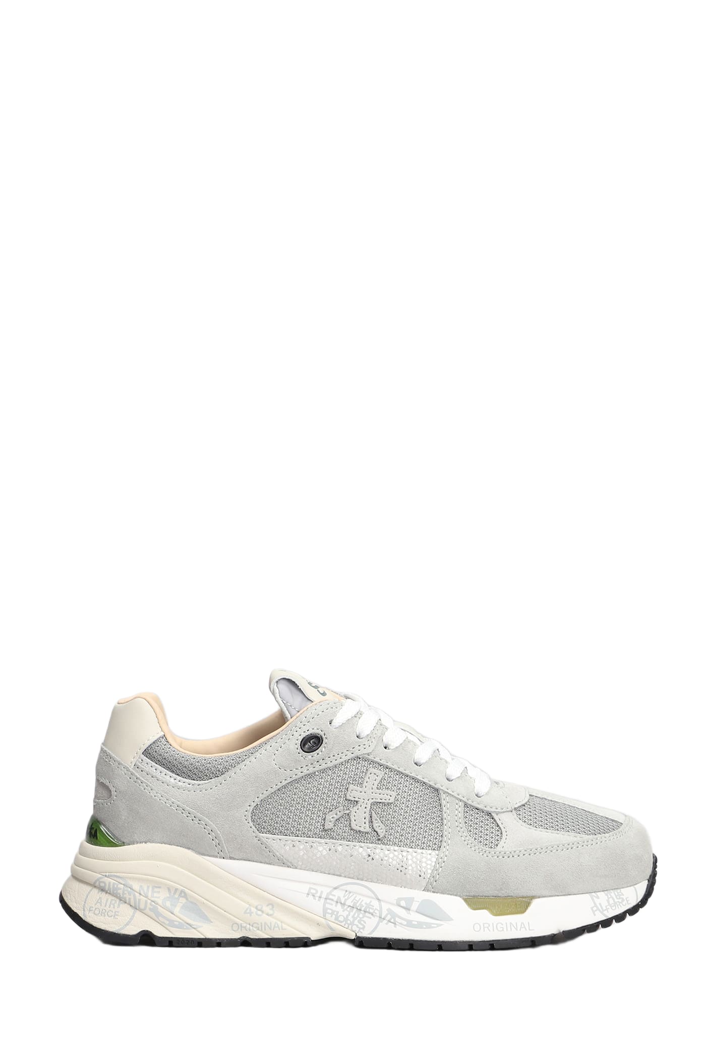 スニーカー PREMIATA MASED SNEAKERS Sneaker Premiata Mased light blue and silver
