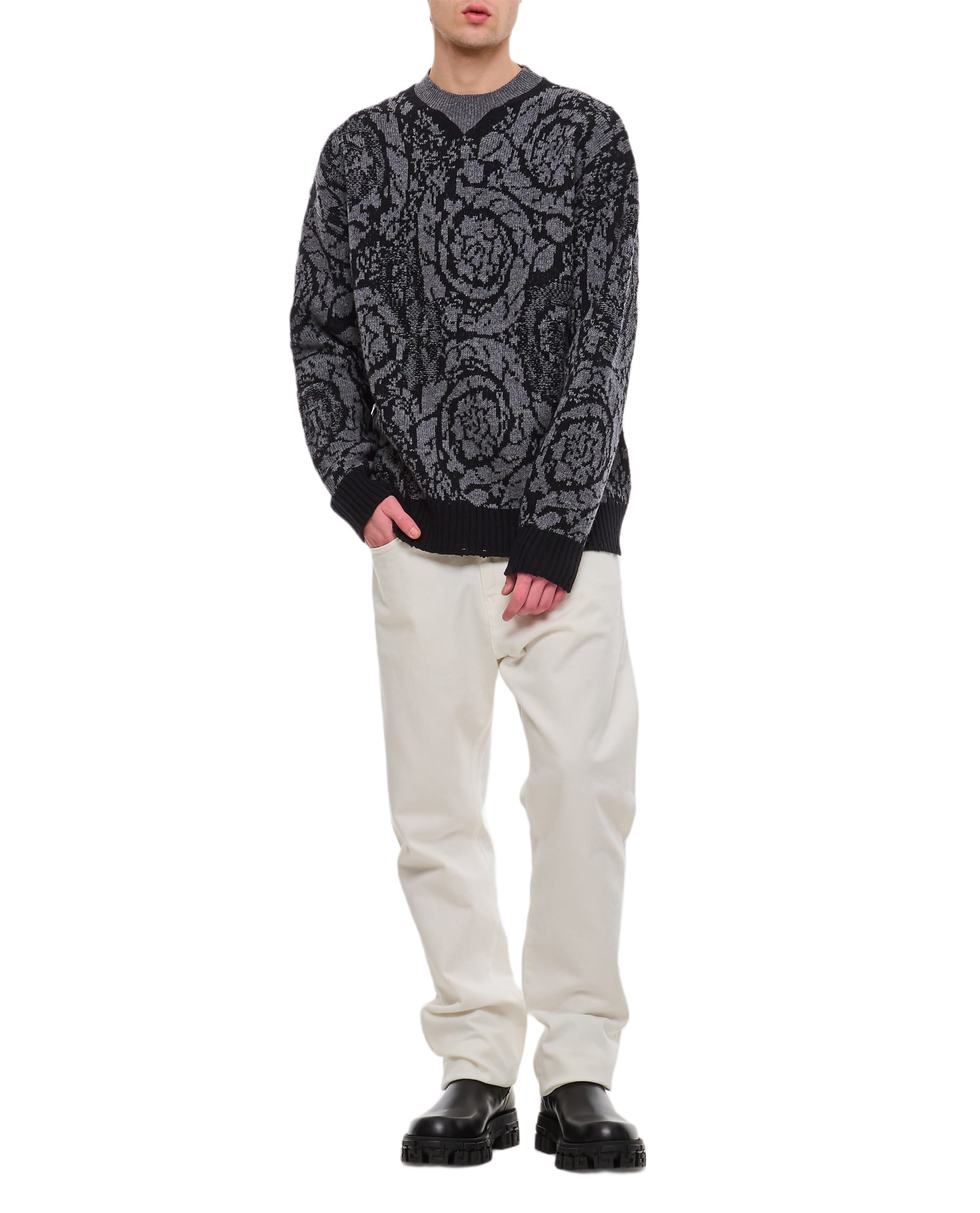 Versace Barocco Knit Sweater | italist