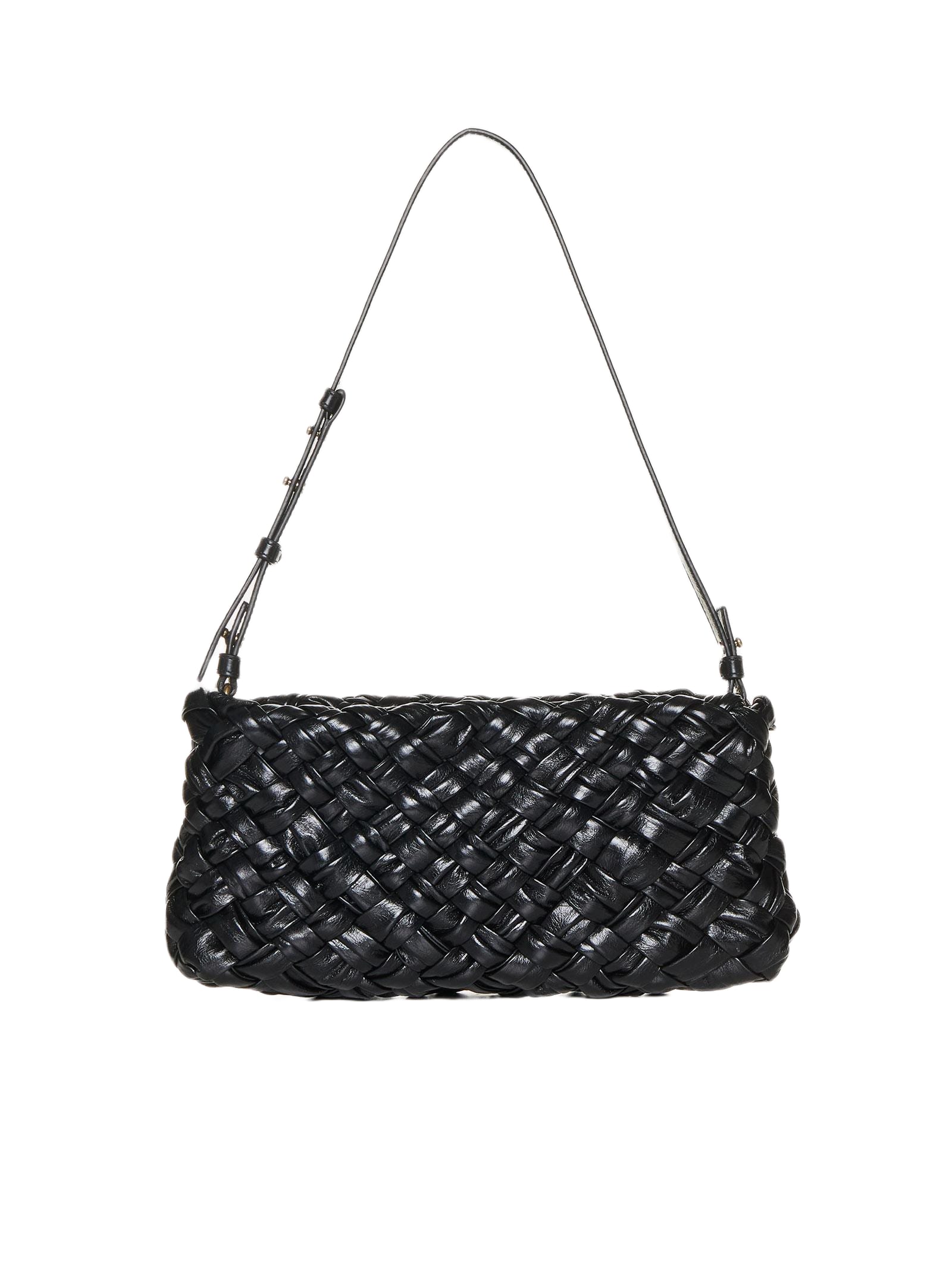 Bottega Veneta Kalimero Cha-cha Intreccio Leather Bag