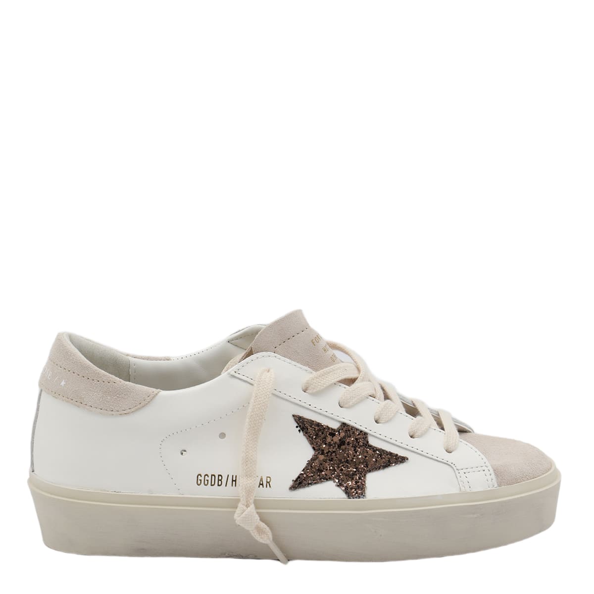 スニーカー Golden  Sneaker Hi Star White Lilac Golden Goose: White & Purple Hi Star Classic Sneakers | SSENSE