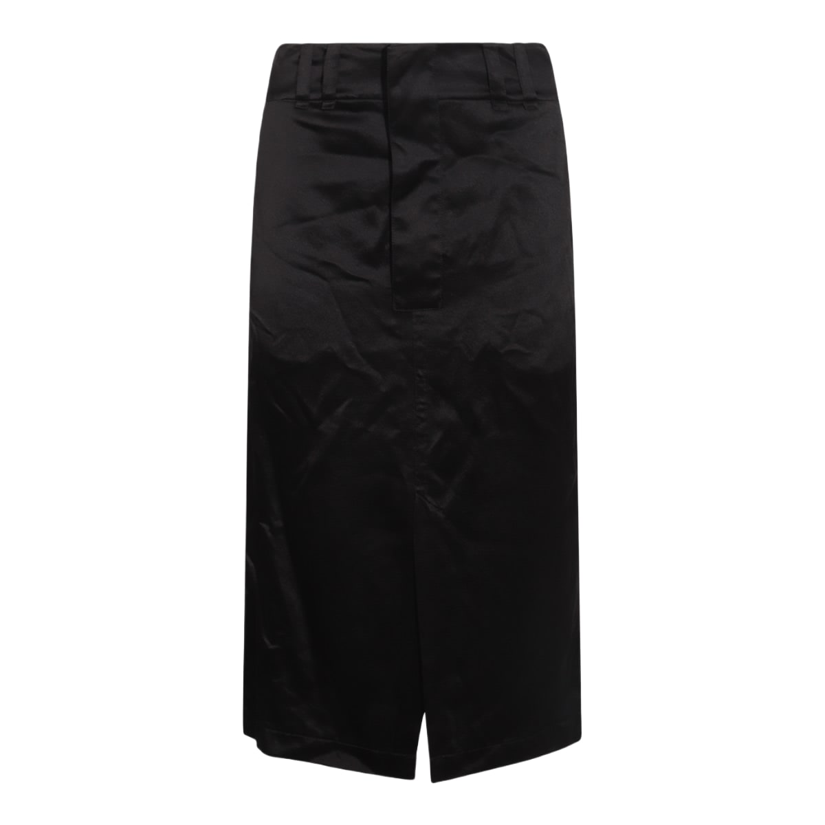スカート Saint Laurent FW24 Black crepe skirt (785399Y7I22 1000) Saint Laurent Crepe Skirt in Black | Lyst
