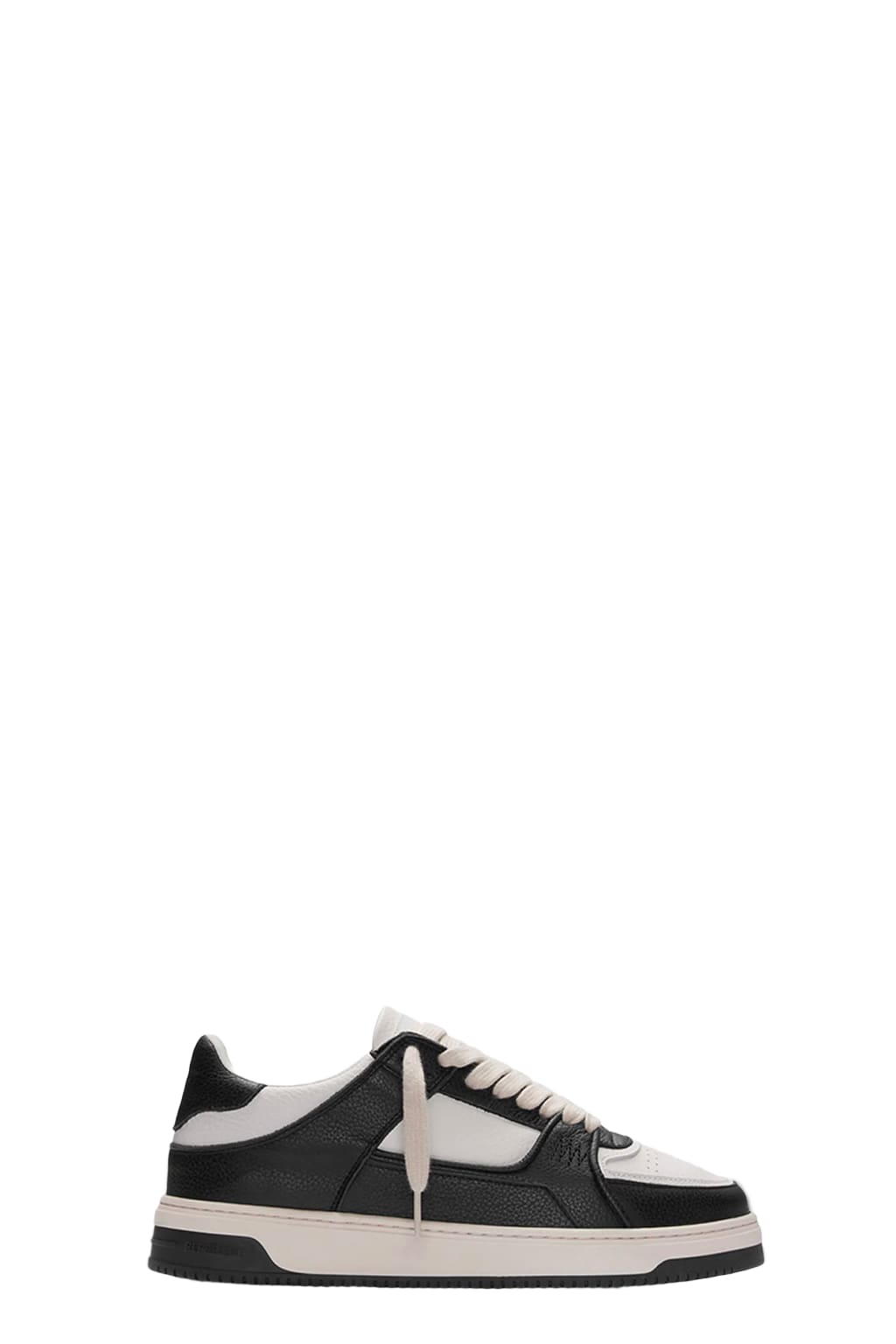 【関税込み】Represent ブラック＆オフホワイト Apex スニーカー REPRESENT Apex Off White And Black Leather Low Top Sneaker