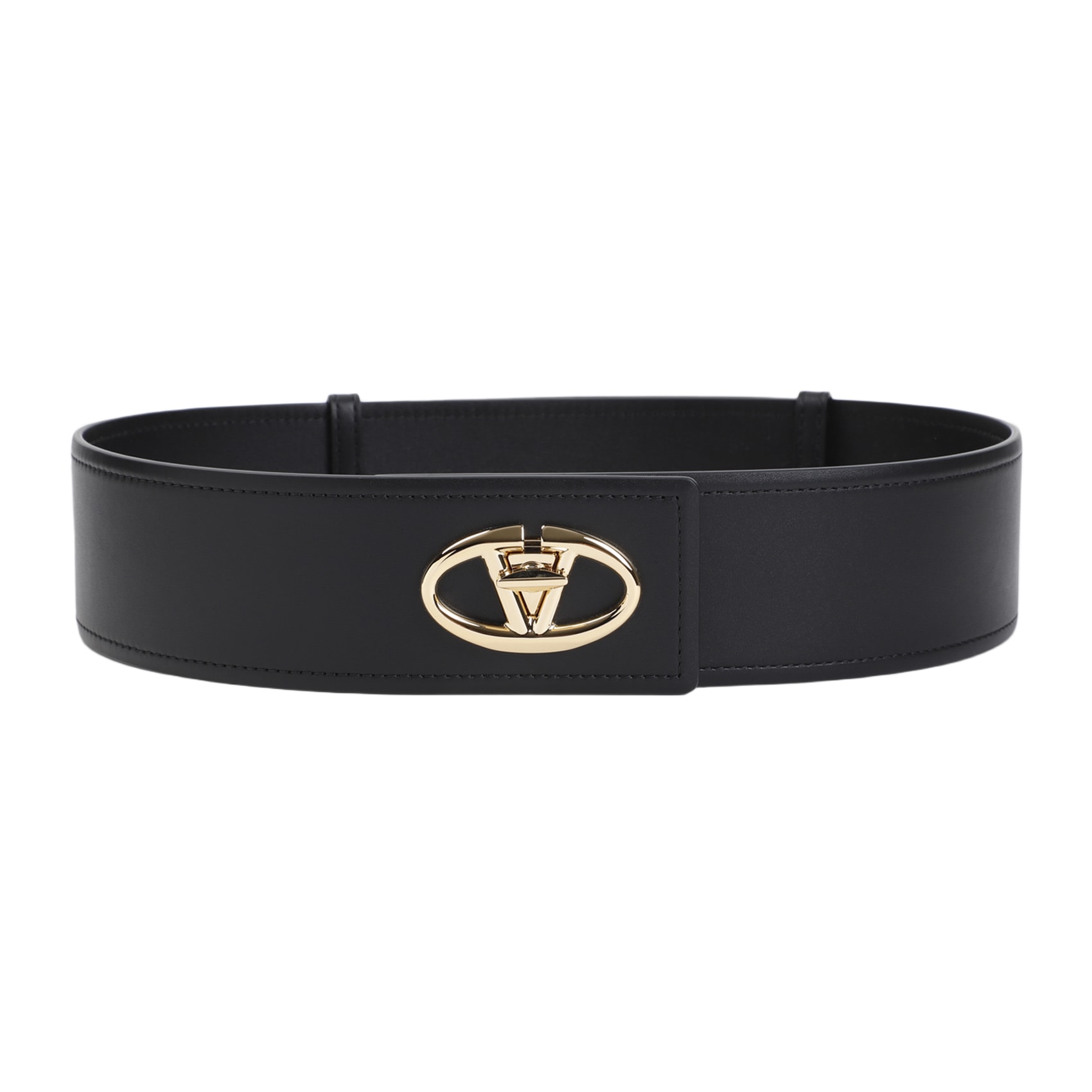 ベルト VALENTINO FW24 VLOGO BELT (5W2T0SJ9FZC 0NO NERO) Valentino Garavani Vlogo Belt | italist