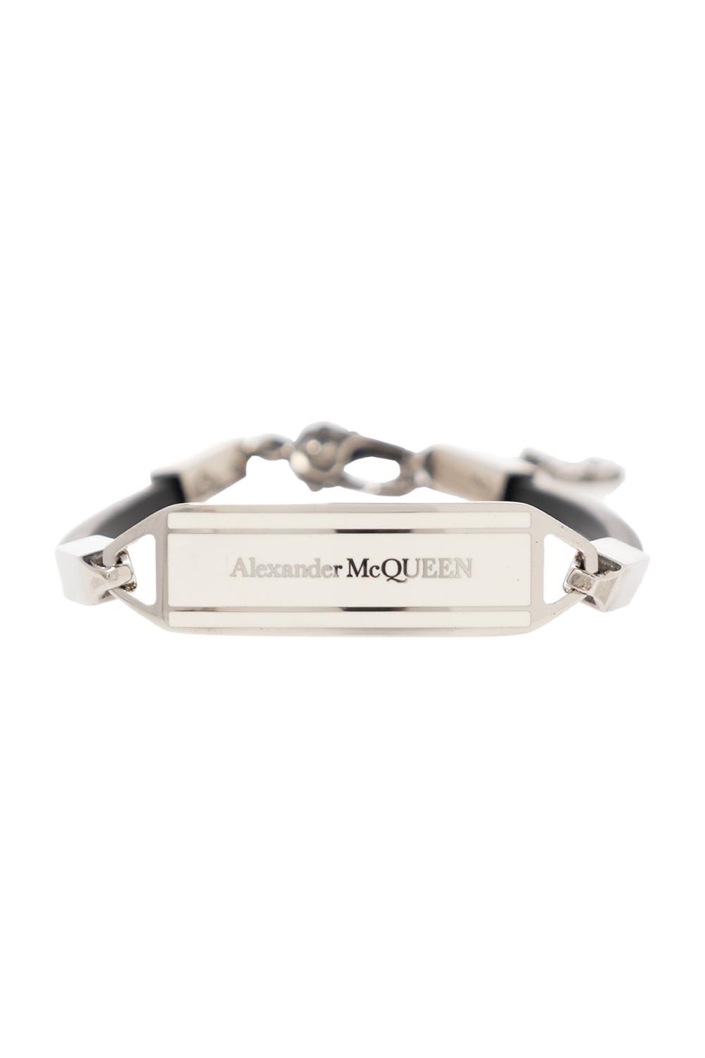 【完売必至】Alexander Mcqueen ロゴプレート ブレスレット 完売必至】Alexander Mcqueen ロゴプレート ブレスレット