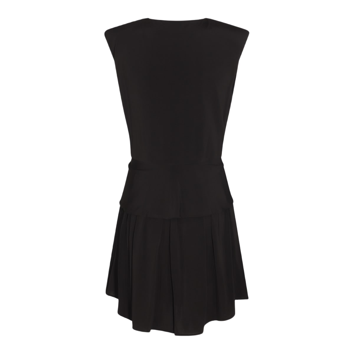 black viscose stretch dress