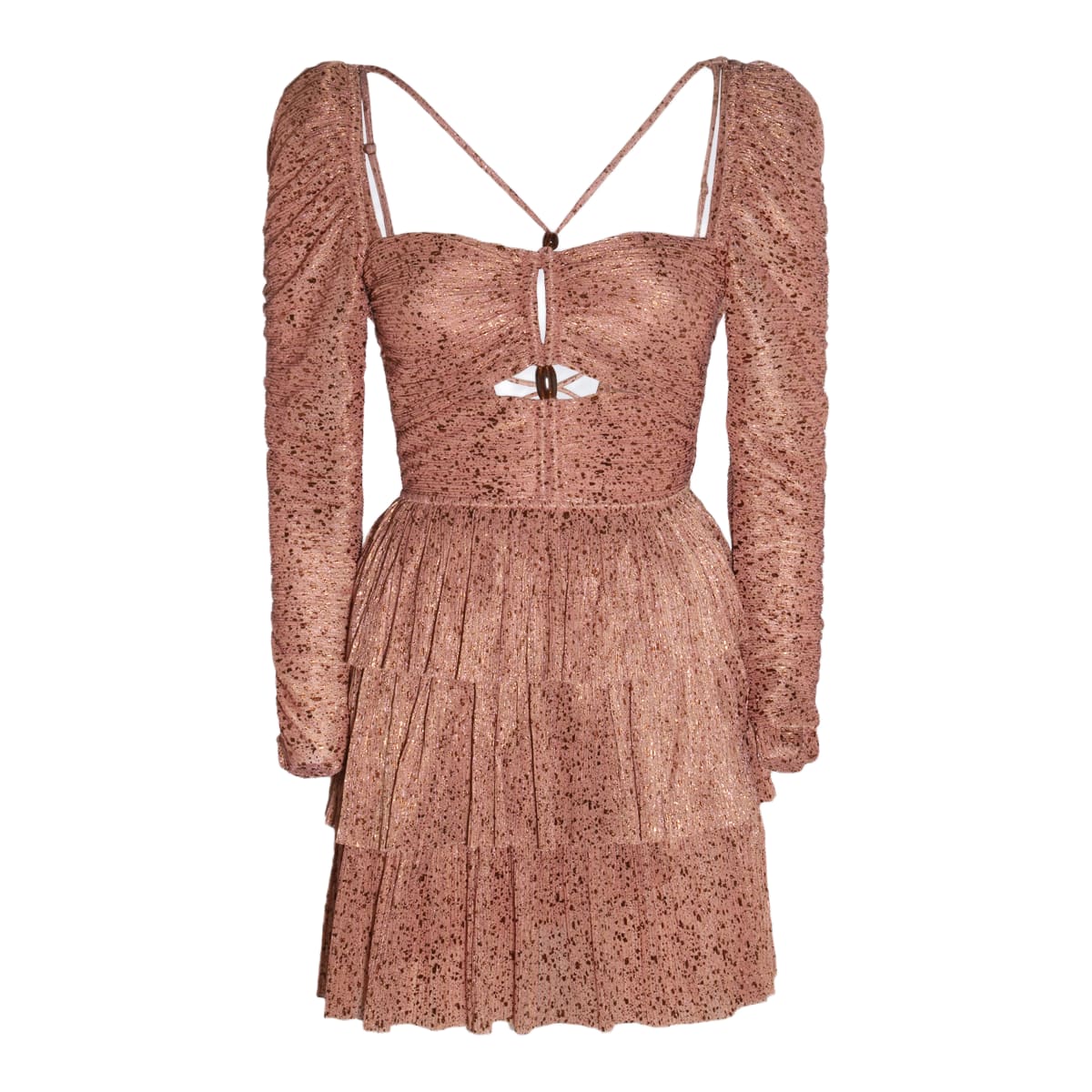 bronze rose dress