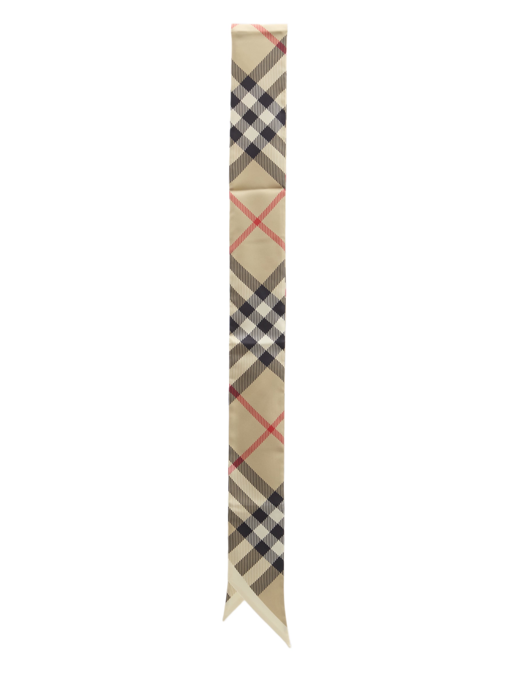スカーフ BURBERRY 25SS Stone Skinny Check Silk Scarf 8095831 STONE B7613F6A-1779-4DAB-AC7C-