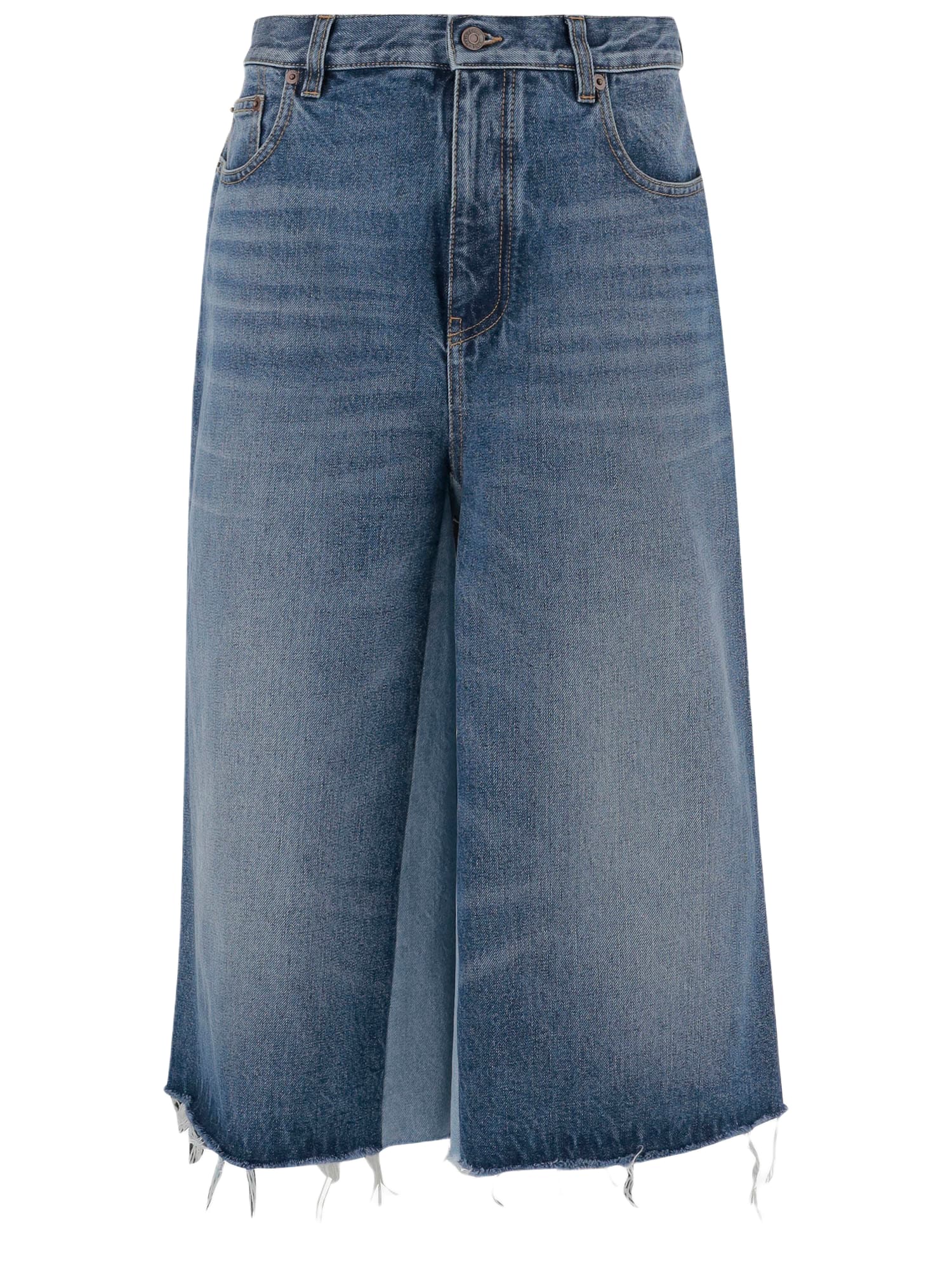 ショートパンツ Chloe Patchwork denim bermuda shorts Chloé Patchwork Denim Bermuda Shorts | italist