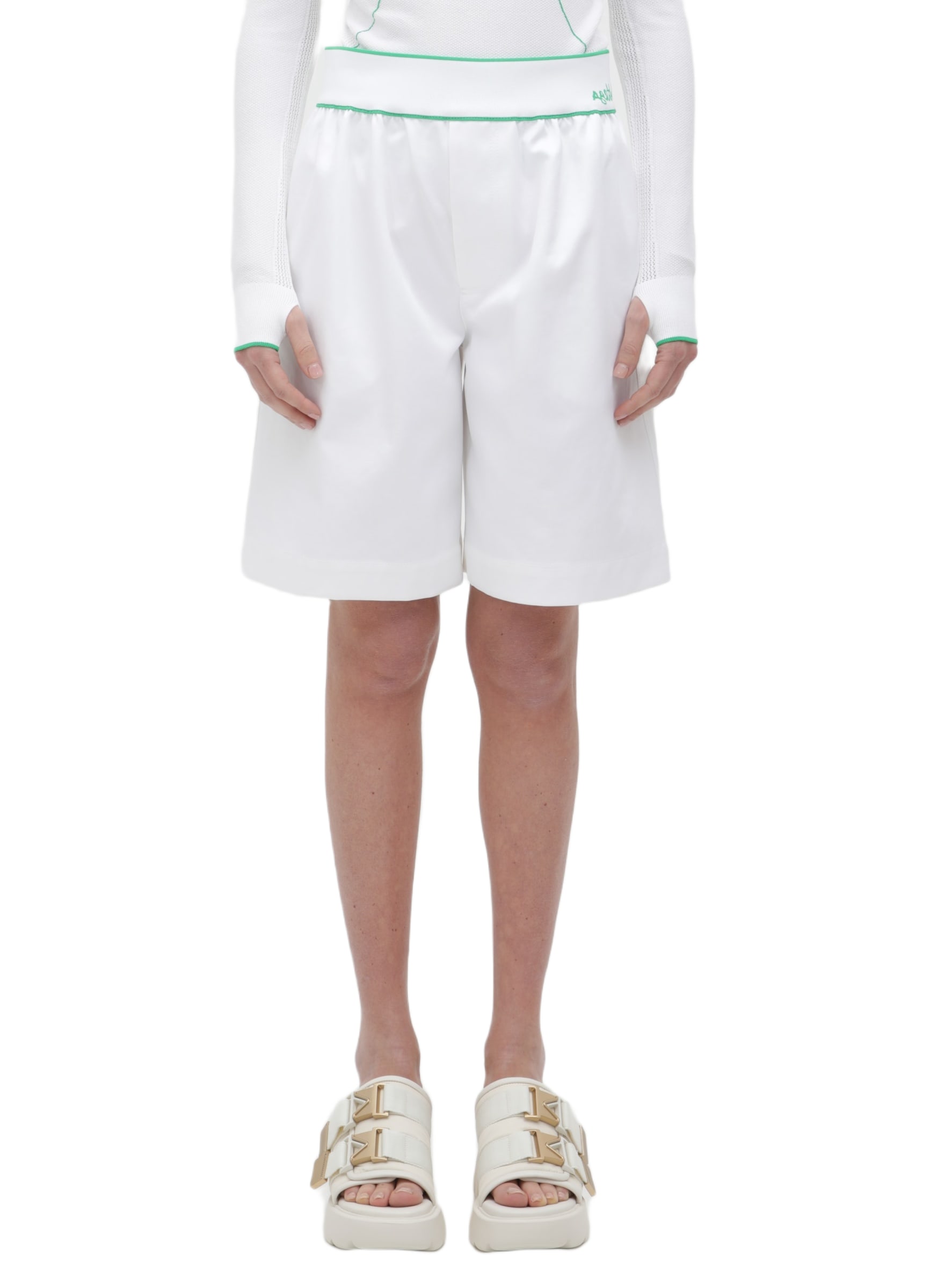 【送料&関税込】Bottega Veneta White Cotton Bermuda Shorts Bottega Veneta White Cotton Bermuda Shorts M | eBay