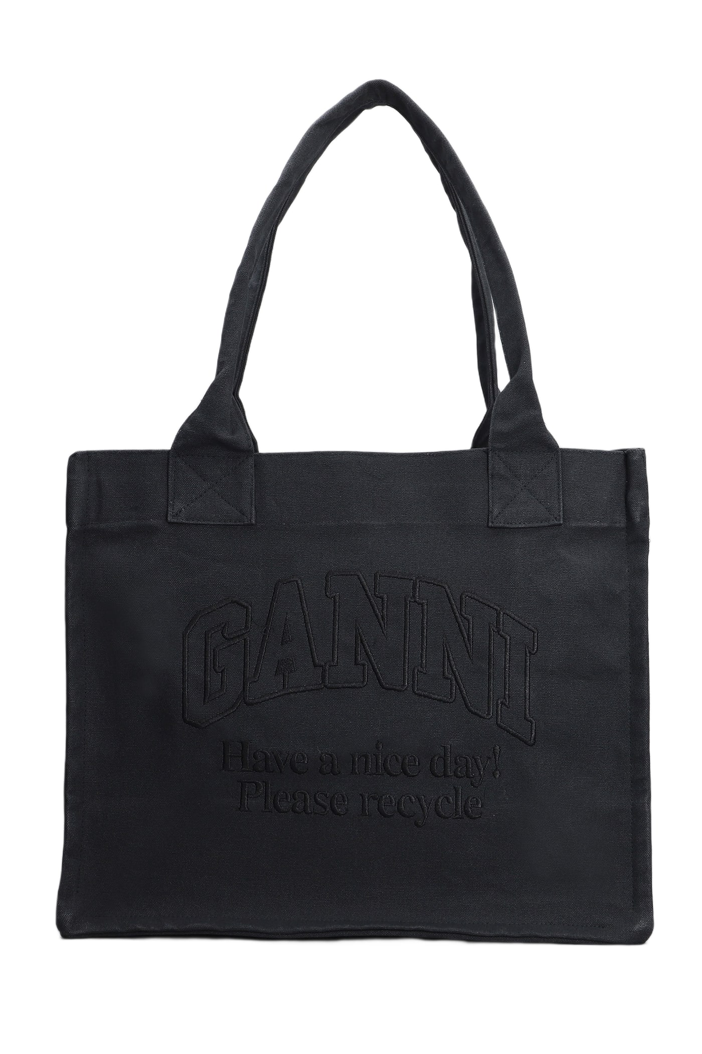 [Ganni] ガニー トートバッグ Tote Bag (送料関税込み) GANNI ガニー トートバッグ バッグ ロゴトート ハンドバッグ A4