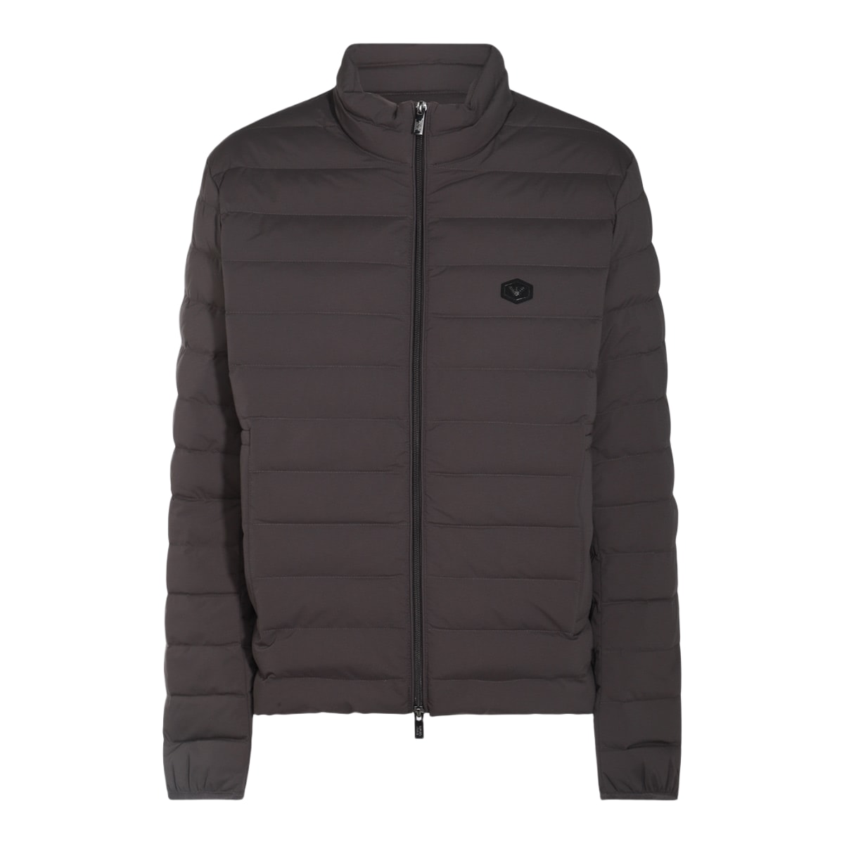 Emporio Armani Dark Grey Down Jacket | italist