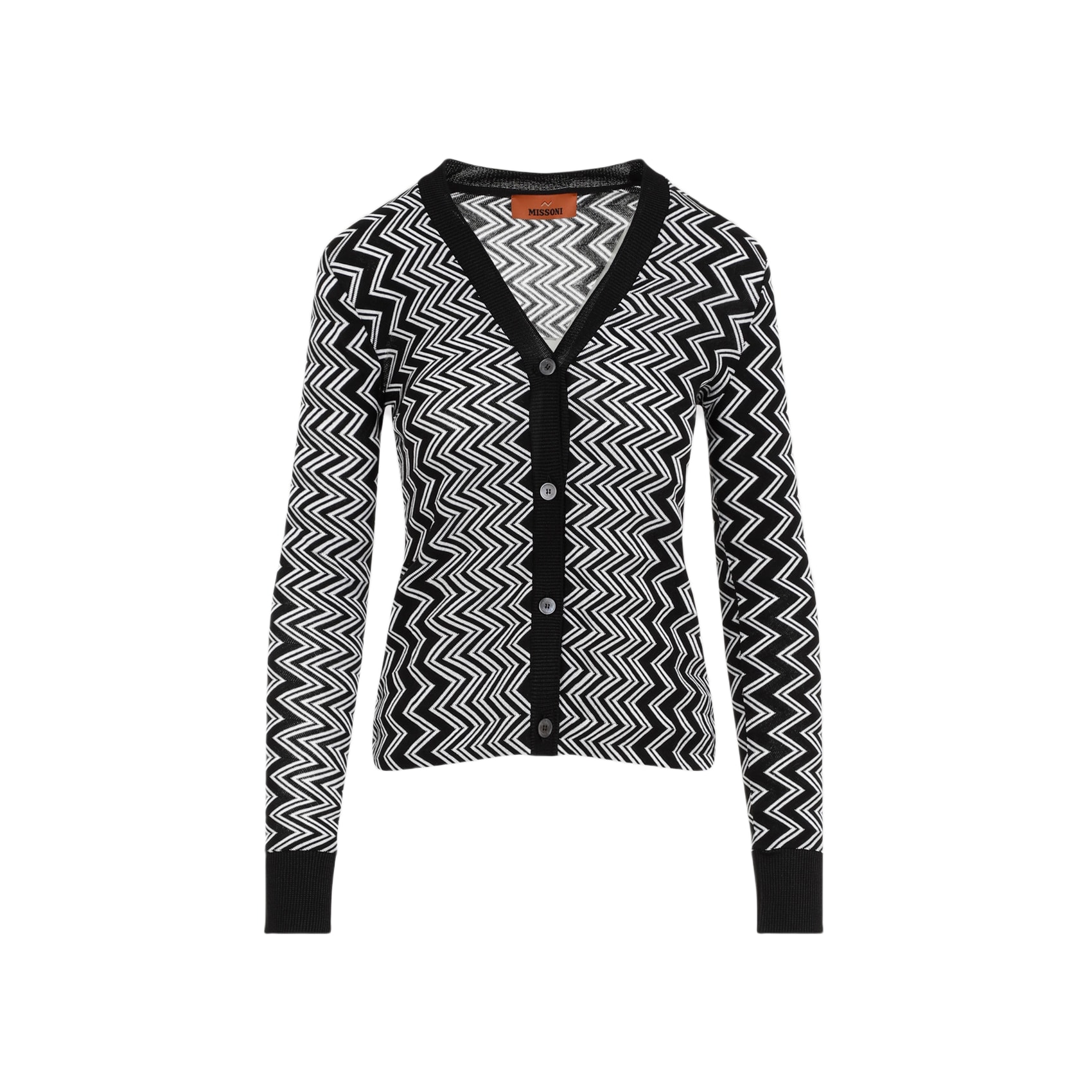 Missoni Zigzag Patterned Knitted Cardigan | italist, ALWAYS