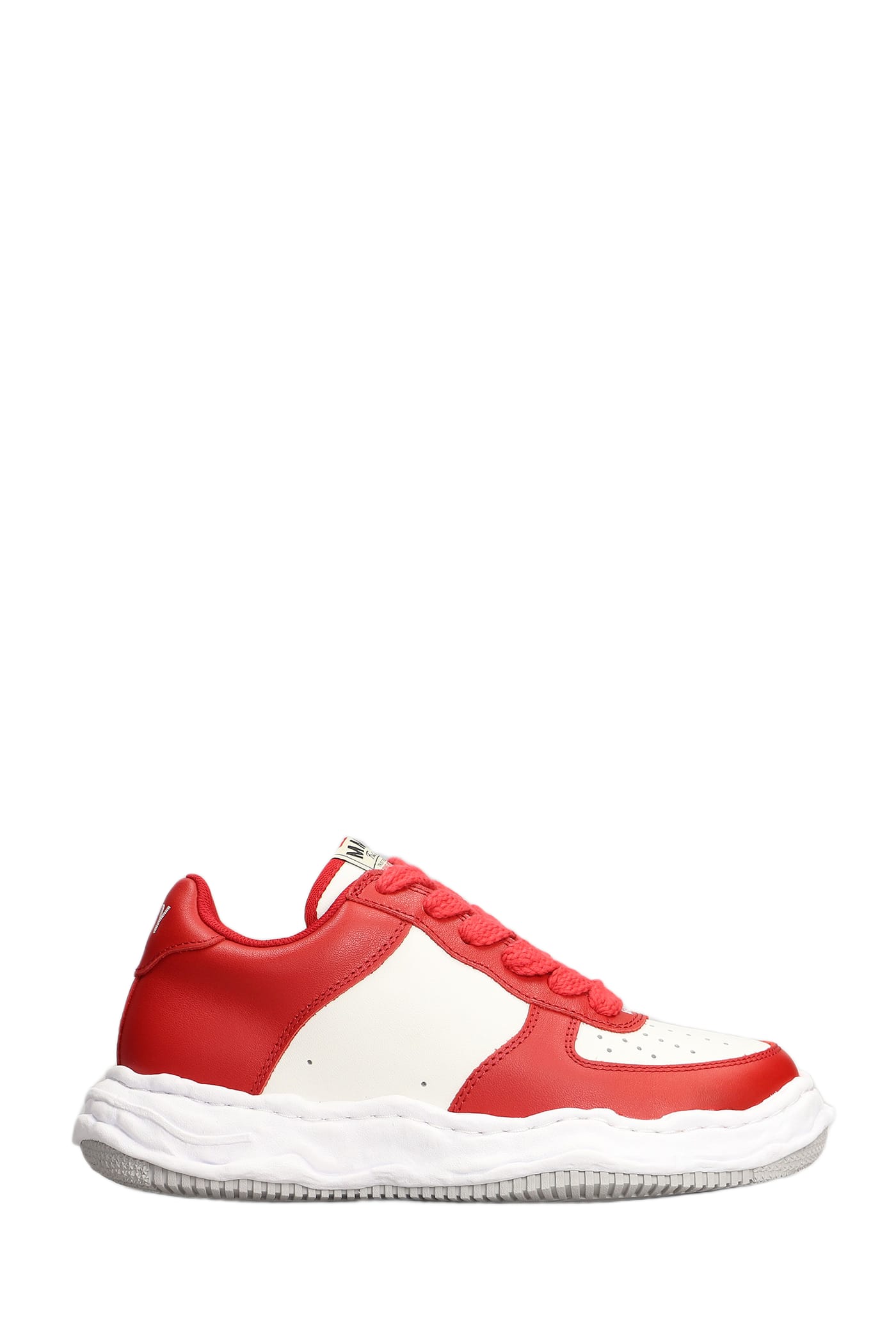 MIHARA YASUHIRO｜SNEAKERS (A08FW706 RED/WHITE) Buy Maison Mihara Yasuhiro Wayne OG Sole Leather Low 'Red