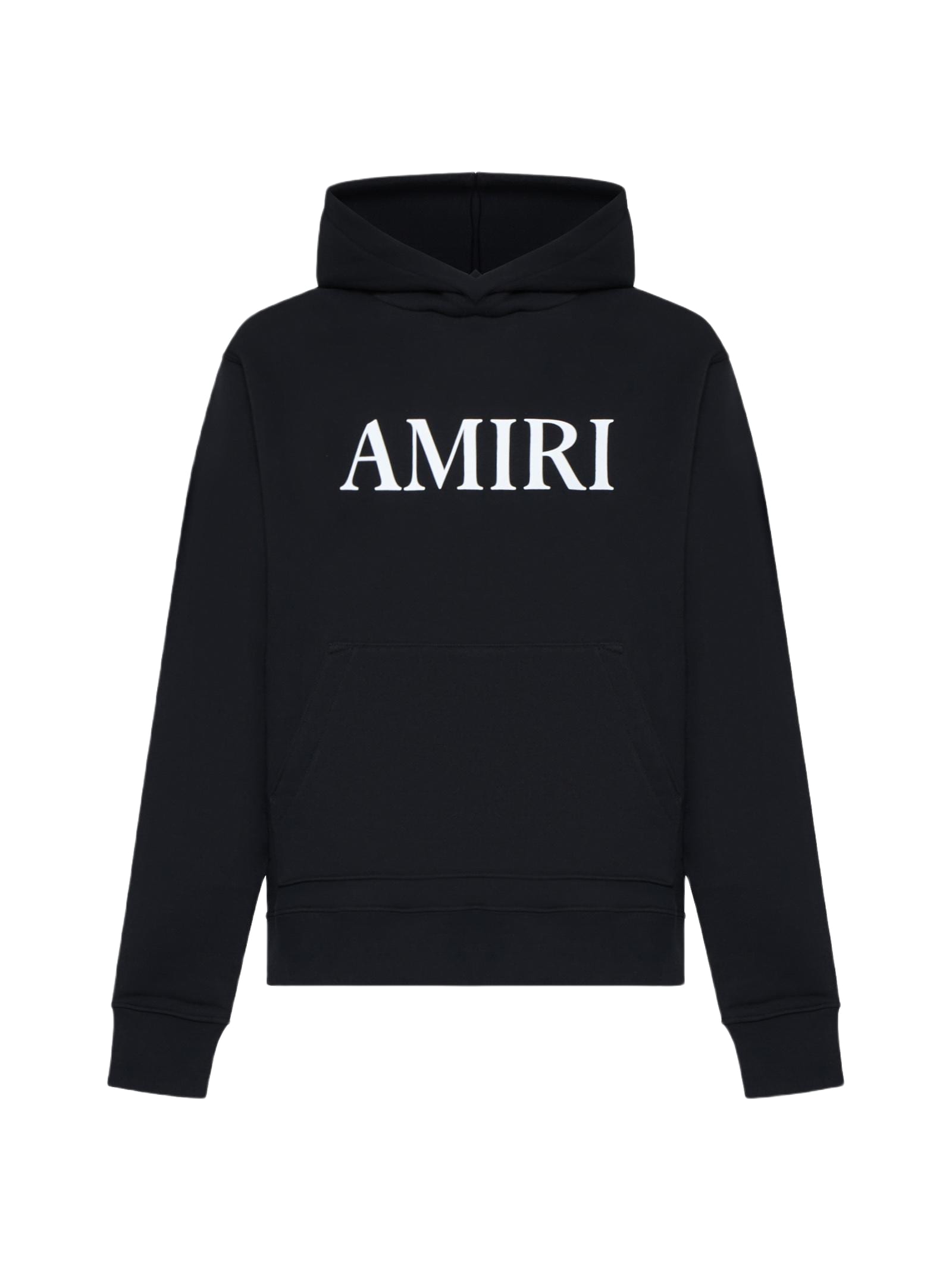 存在感絶大【AMIRI】Logo cotton hoodie AMIRI logo-print Cotton Hoodie | Black | FARFETCH