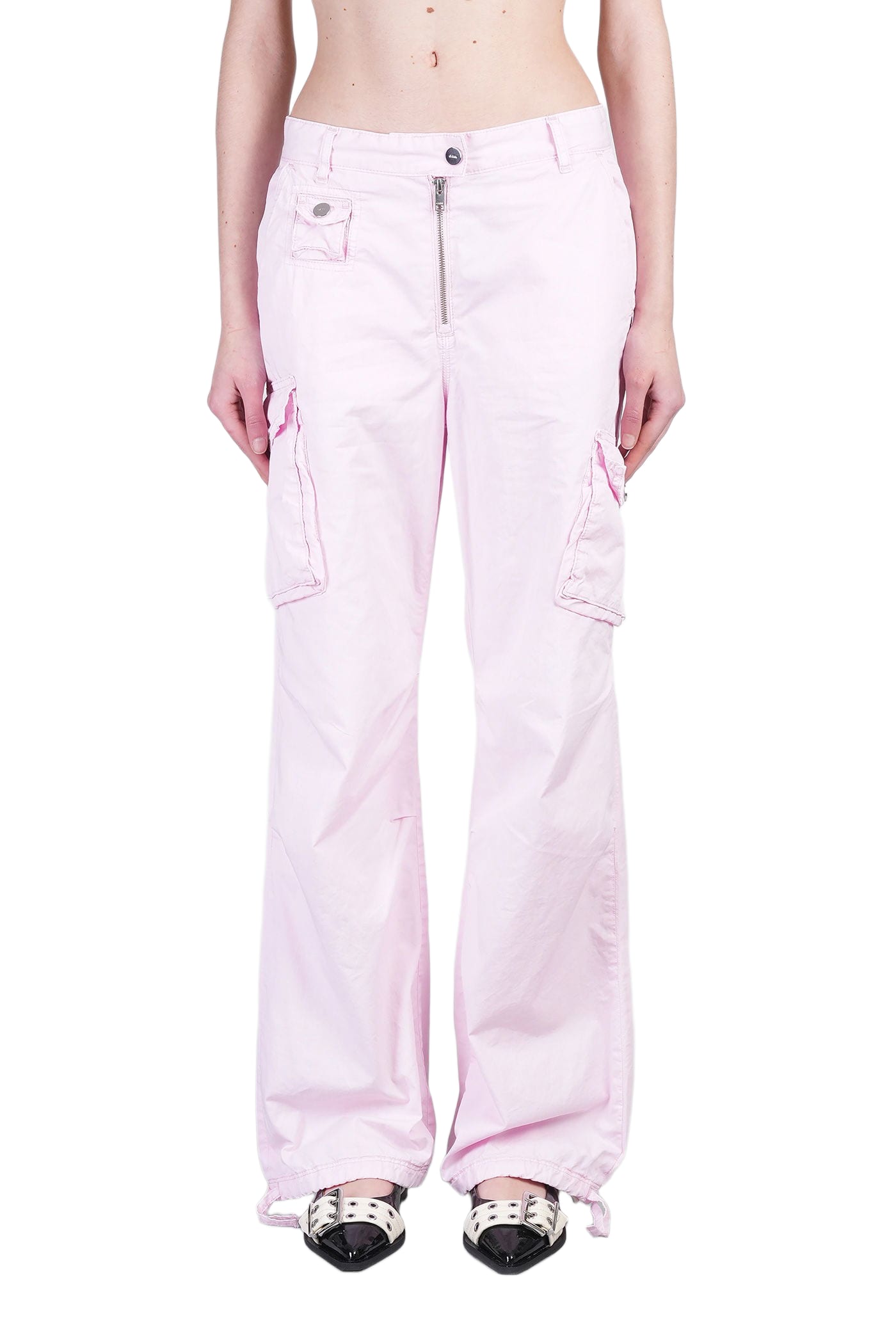 【送料&関税込】Ganni Pants In Rose-pink Cotton Ganni Pants In Rose-pink Cotton | italist