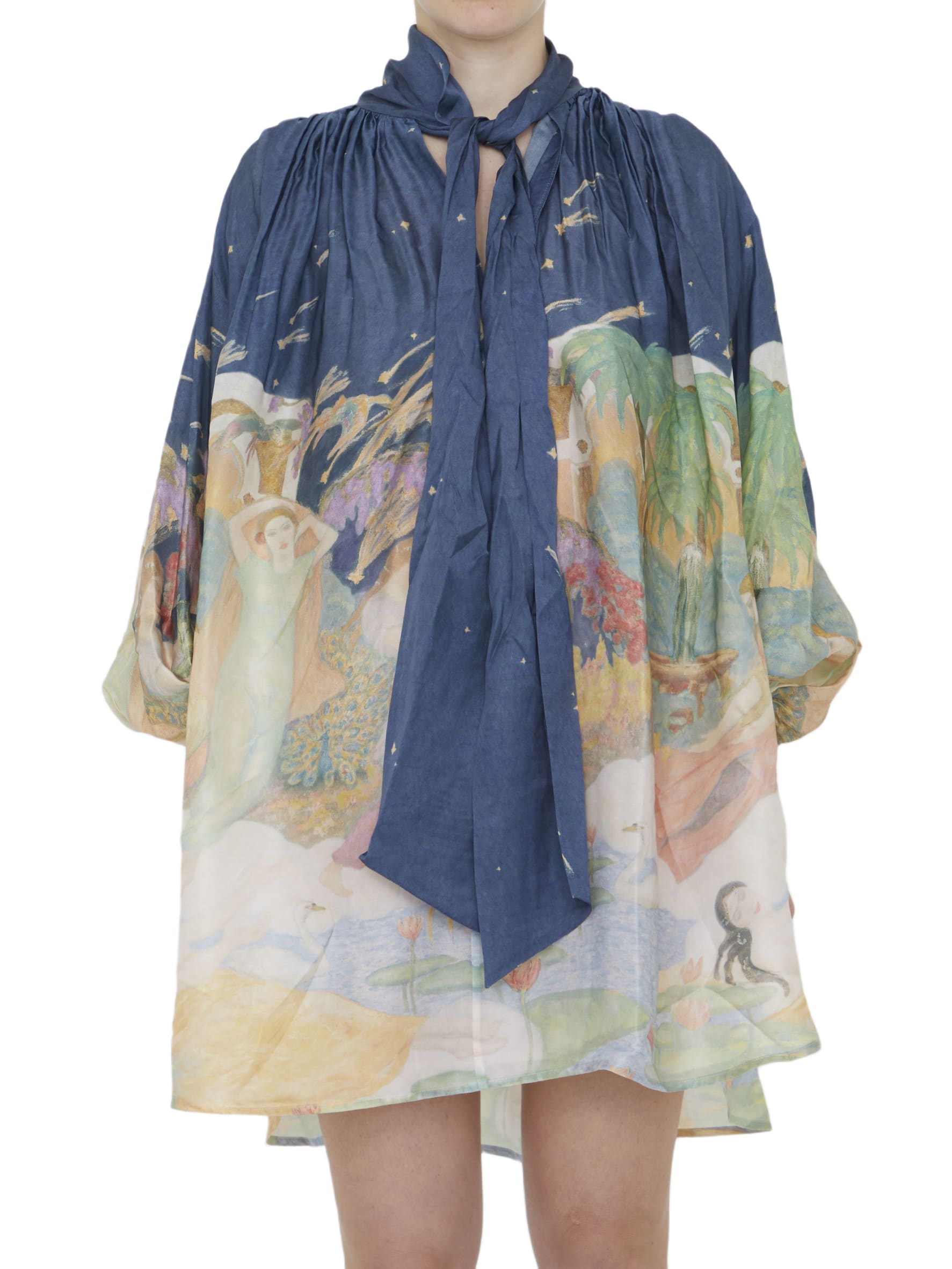【Zimmermann】LYRICAL BARREL MINI DRESS バーレル ミニドレス Zimmermann LYRICAL BARREL MINI DRESS | REVERSIBLE