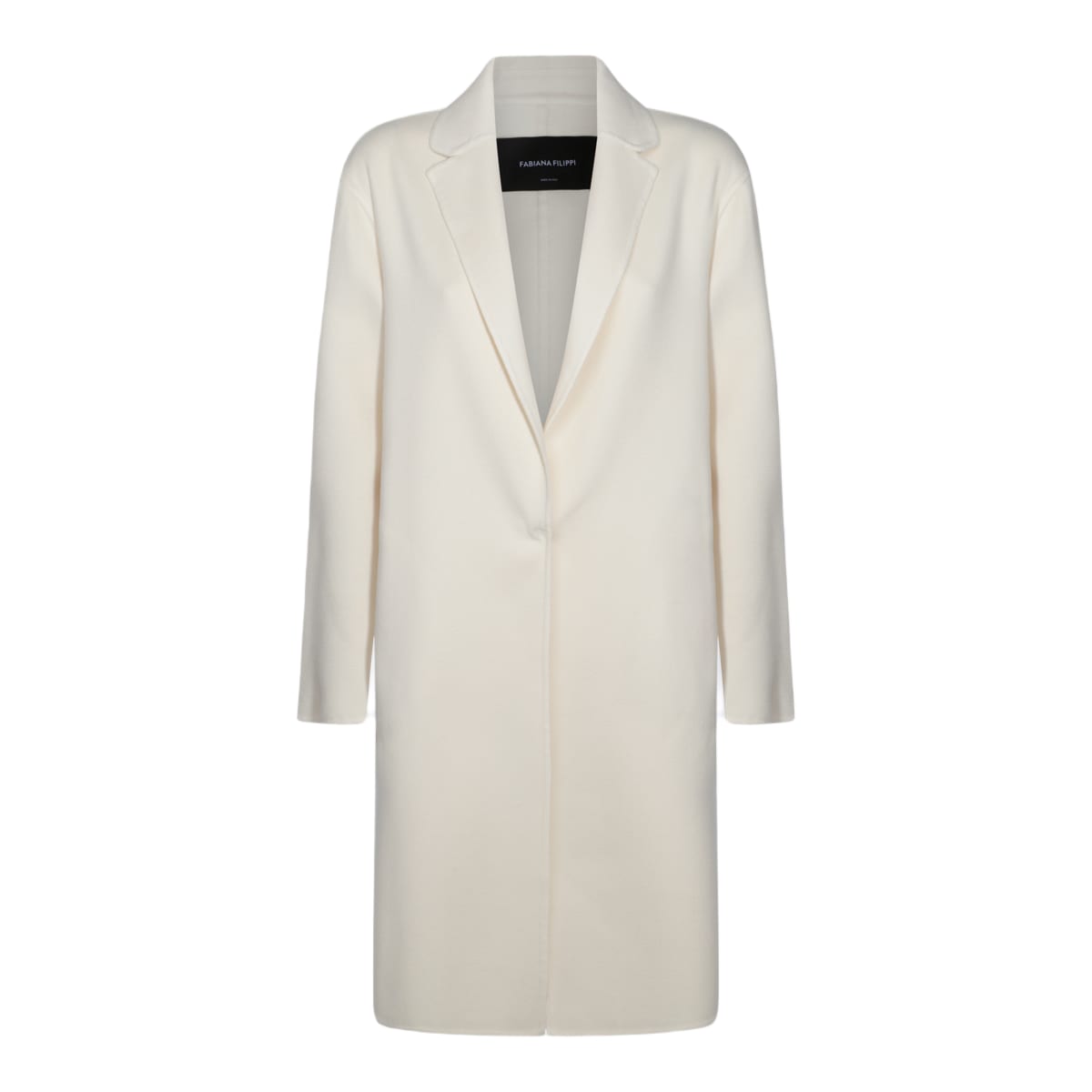 【FABIANA FILIPPI】 WHITE WOOL COAT Fabiana Filippi White Wool Coat | italist
