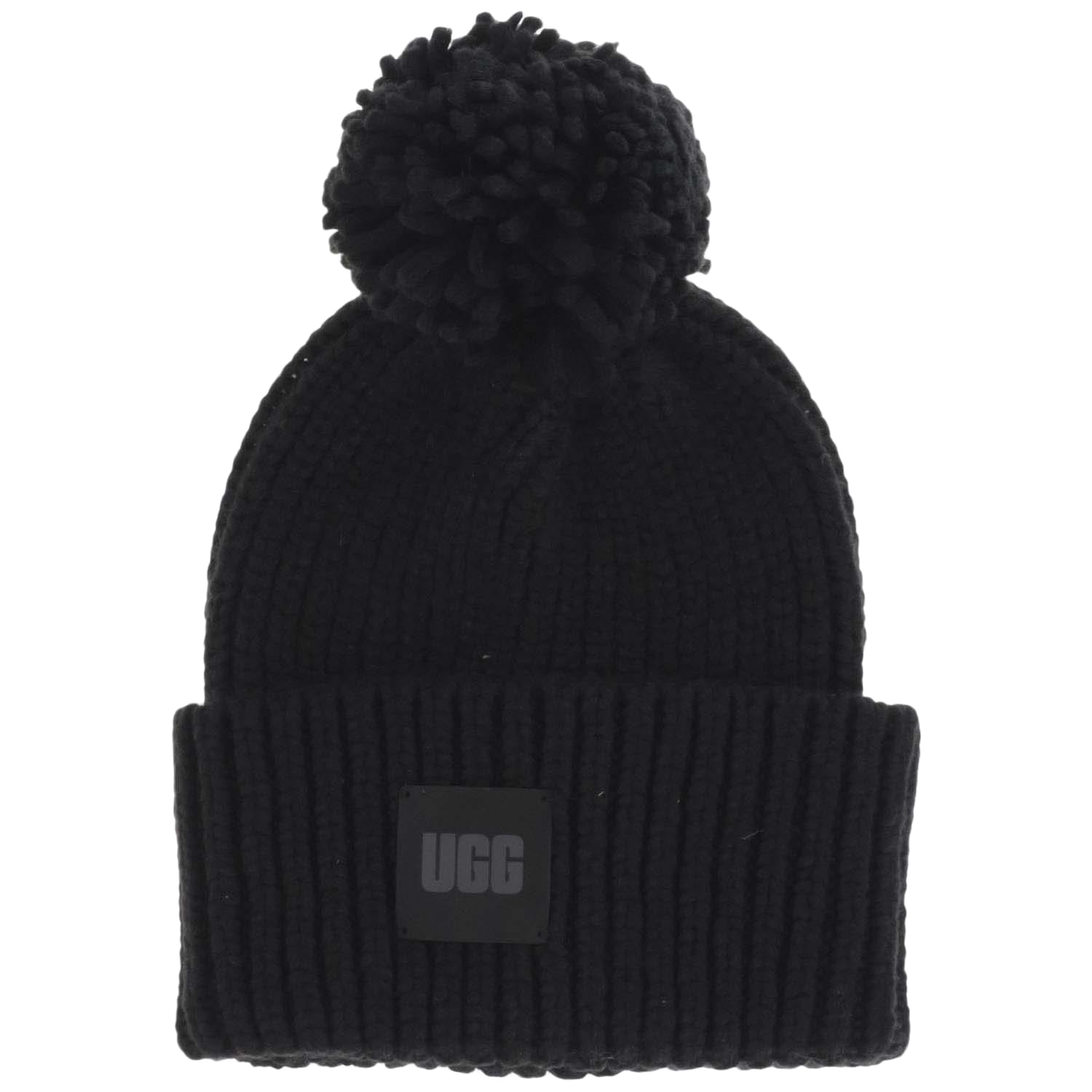 UGG W Chunky Rib Beanie W Logo Aloe Vera