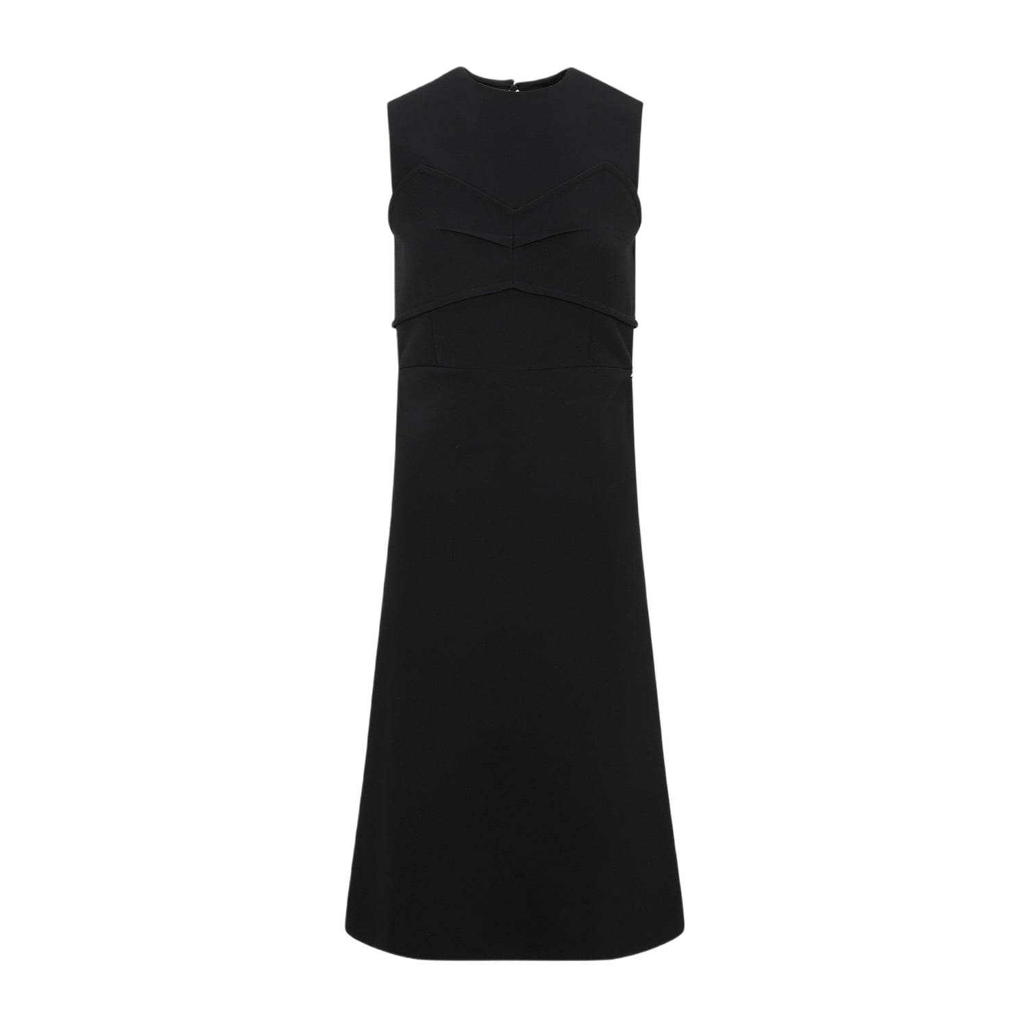 black stretch polyester mirto dress