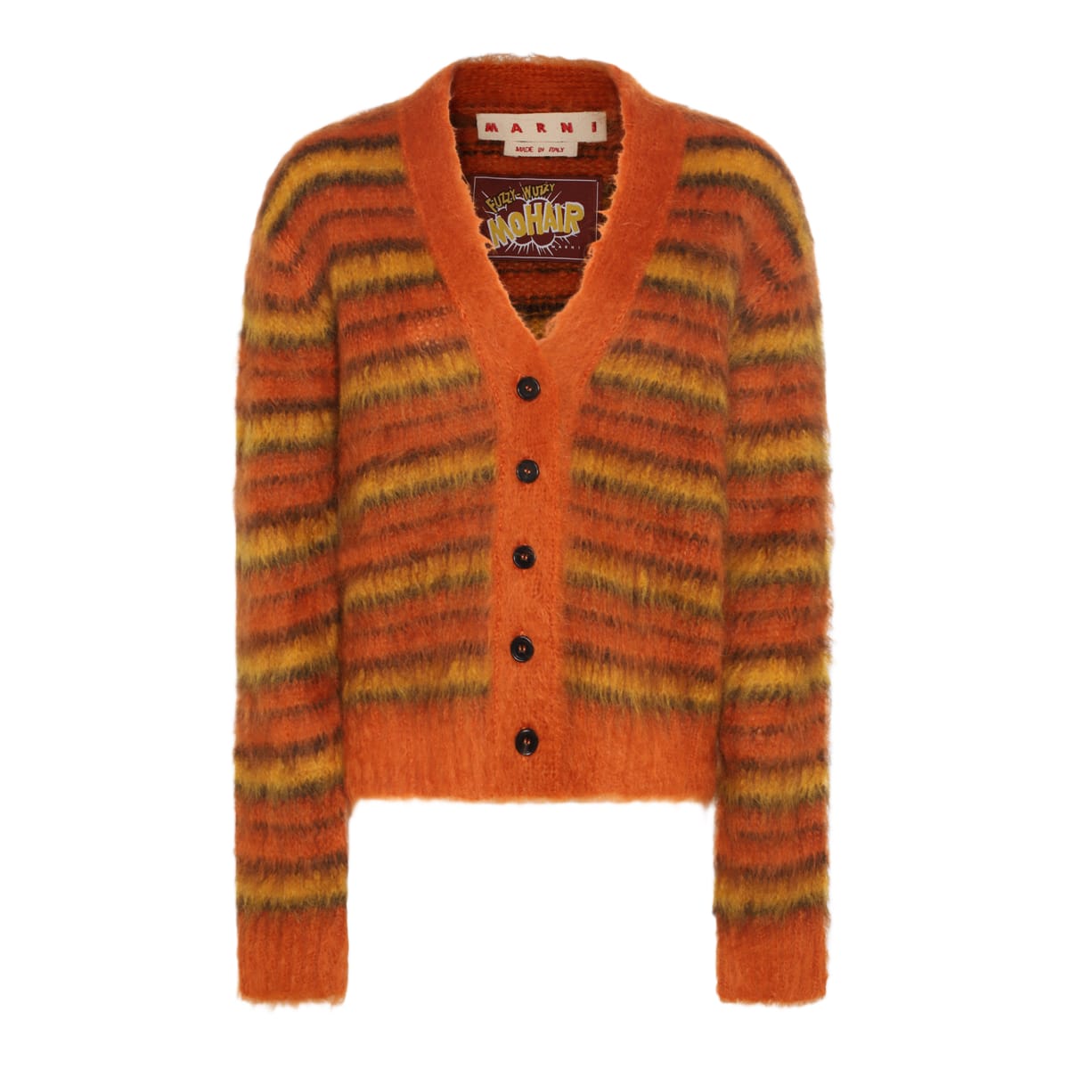 Marni Fuzzy Wuzzy Mohair Cardigan | italist