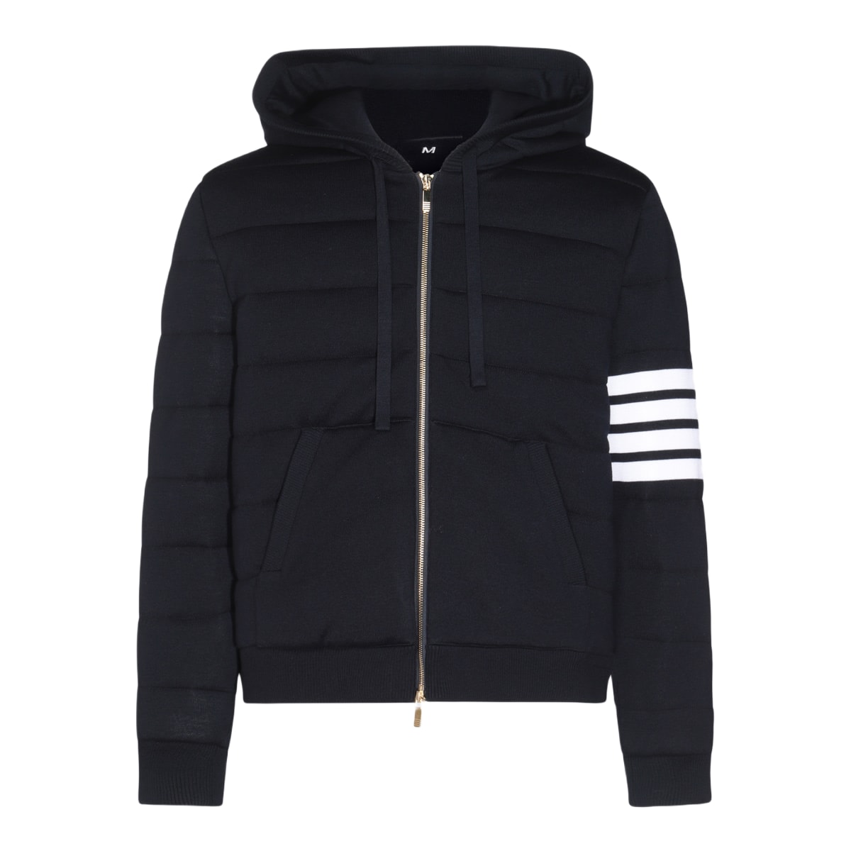 【送料&関税込】Thom Browne Navy Blue Polyester Down Jacket Thom Browne Navy Blue Down Jacket | italist